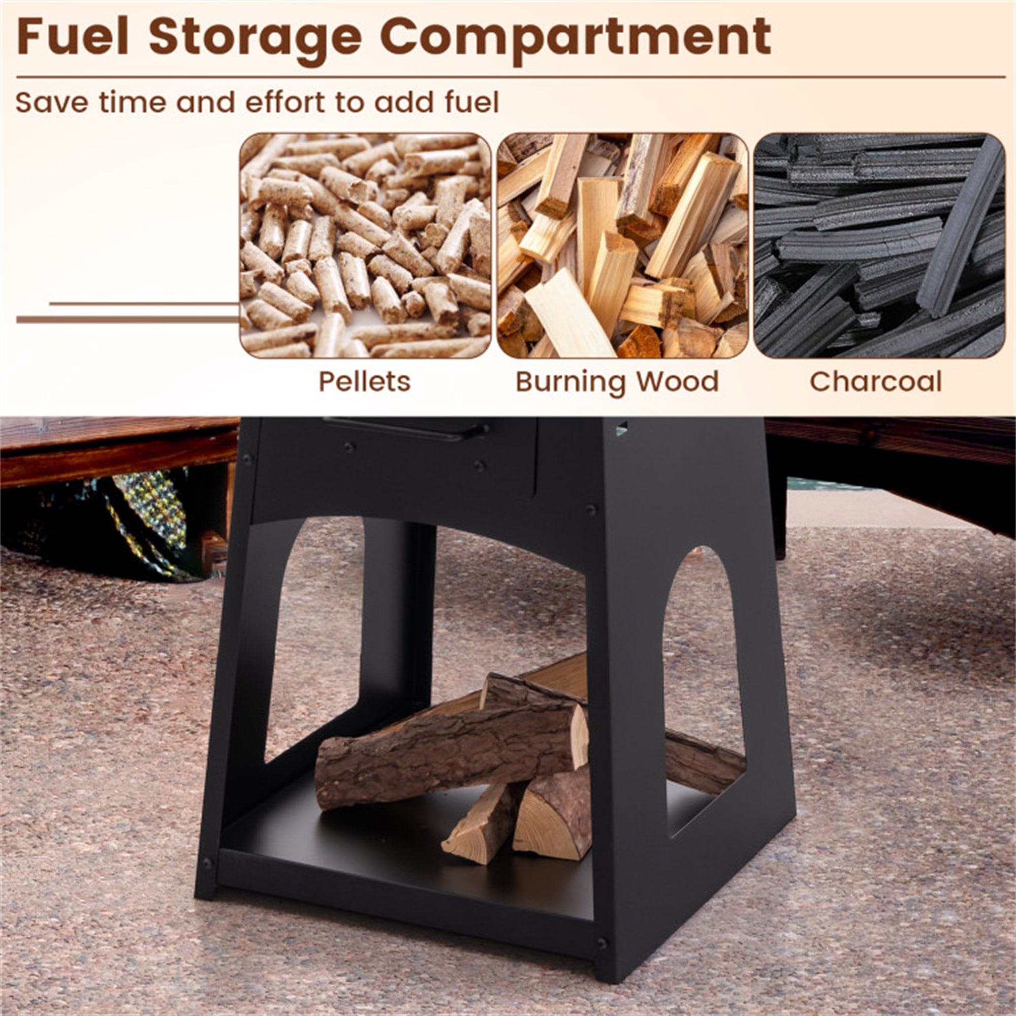 BABOOM BOM-10303-CO Outdoor-Woodburning-Firepits - View #8
