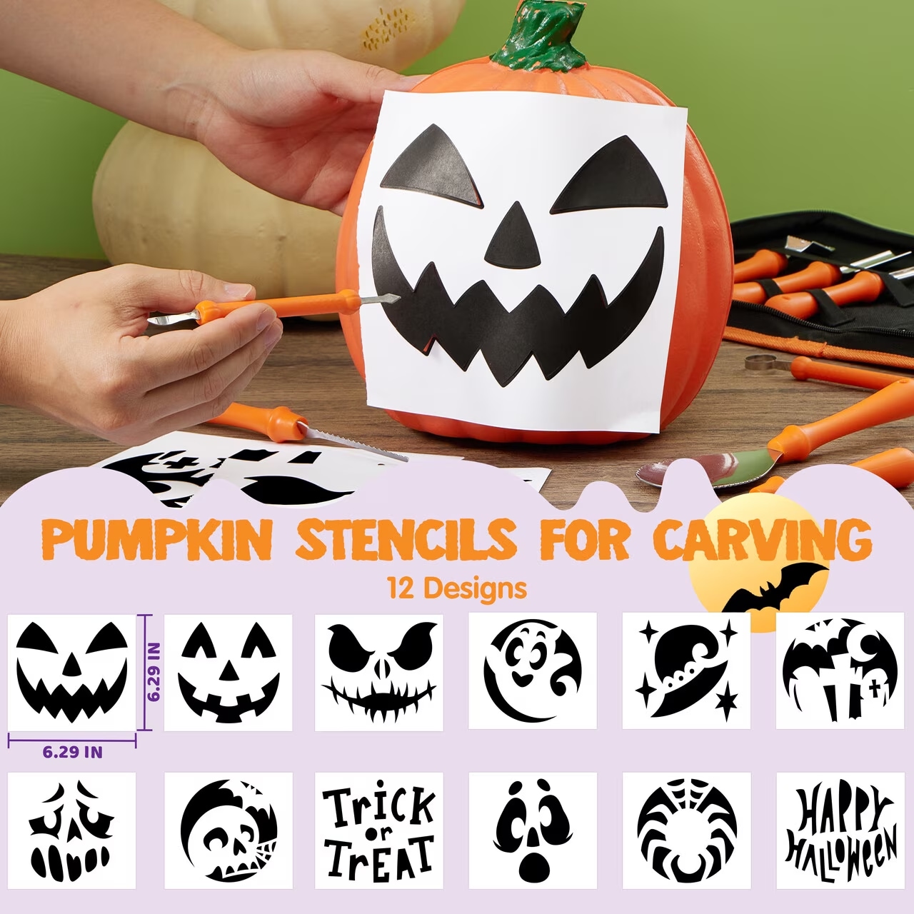 Joyfy 16437PM Pumpkin-Carving-Tools-Kits - View #3