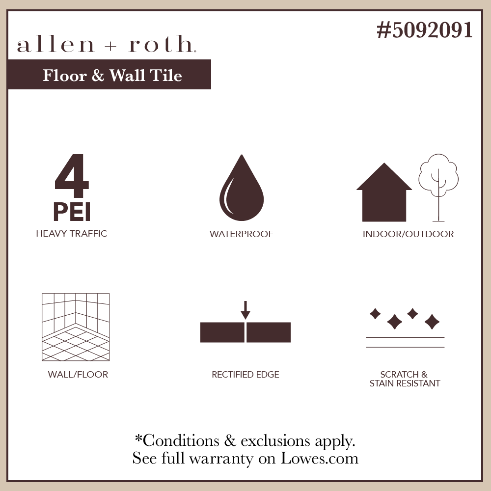 allen + roth 1103690 Ceramic-Tile - View #2