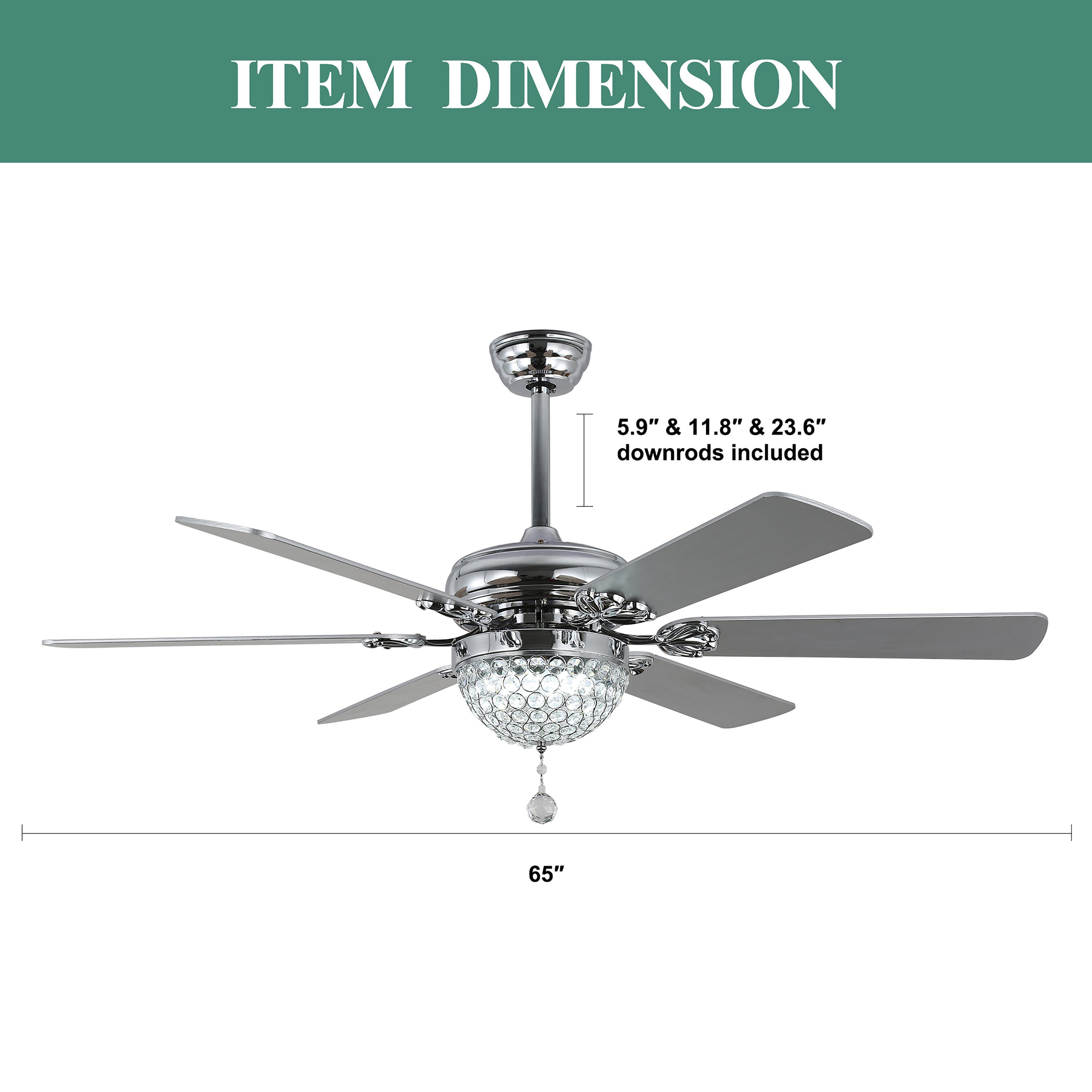 Cusp Barn DC6503-C Ceiling-Fans - View #8