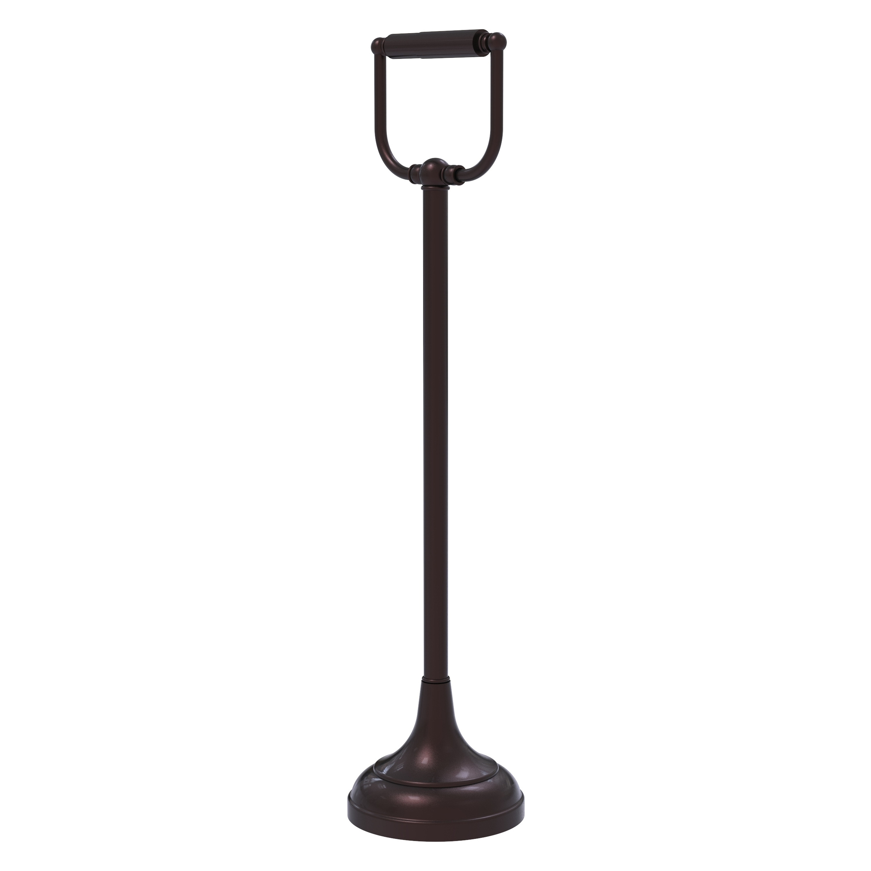 Allied Brass TS-24-ABZ Antique Bronze Freestanding Double post Toilet Paper Holder 1 -Rolls