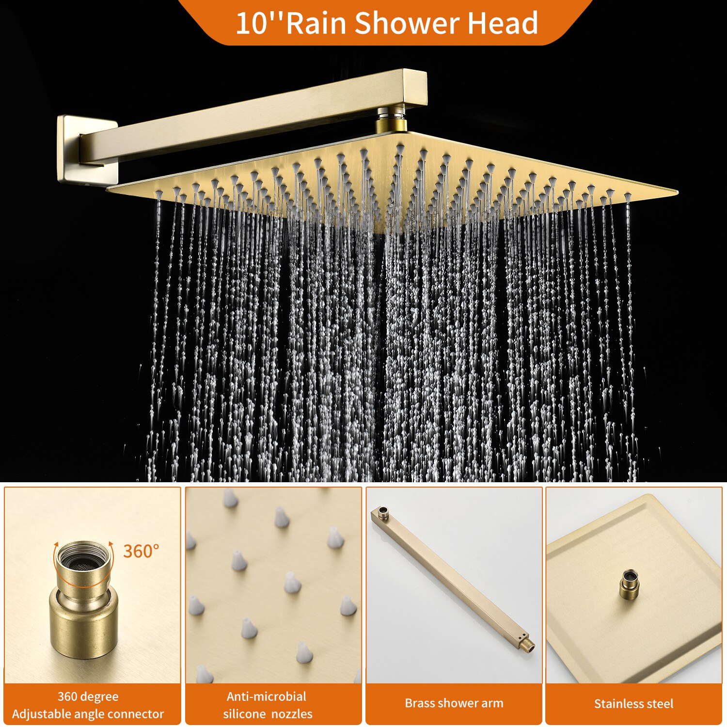 Cobbe LS1-KSA024 Showerhead-Bar-Panels - View #2