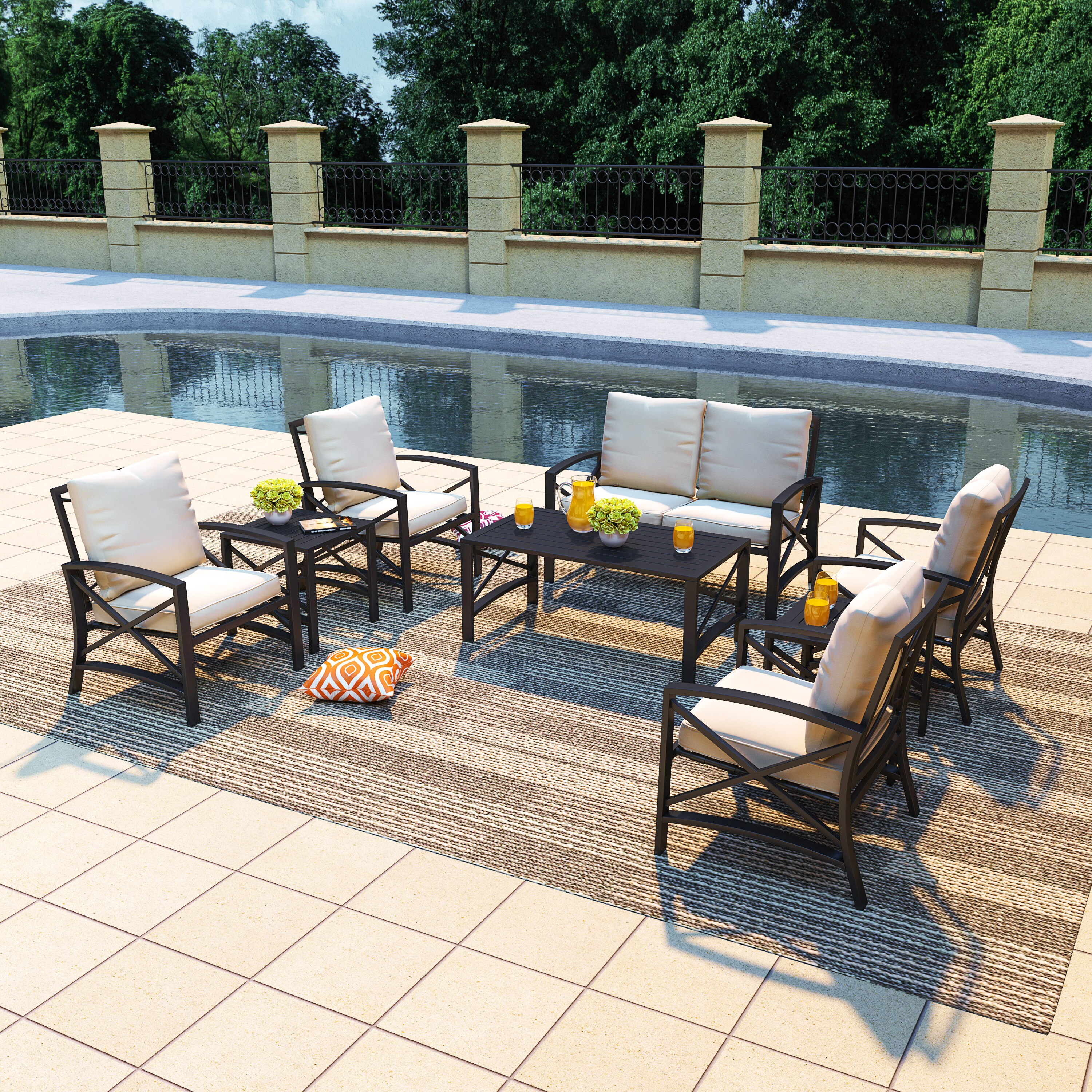 Top Home Space TP000-030-030-19-K Patio-Conversation-Sets - View #2