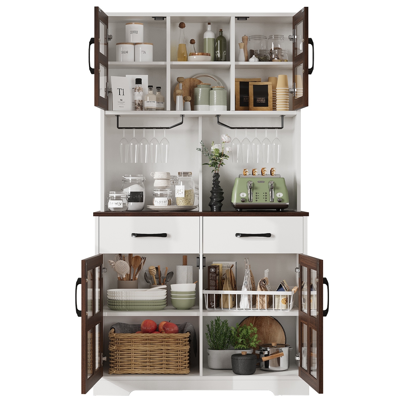 Pocassy GREATANTS-SNBS045WT Dining-Kitchen-Storarge - View #9