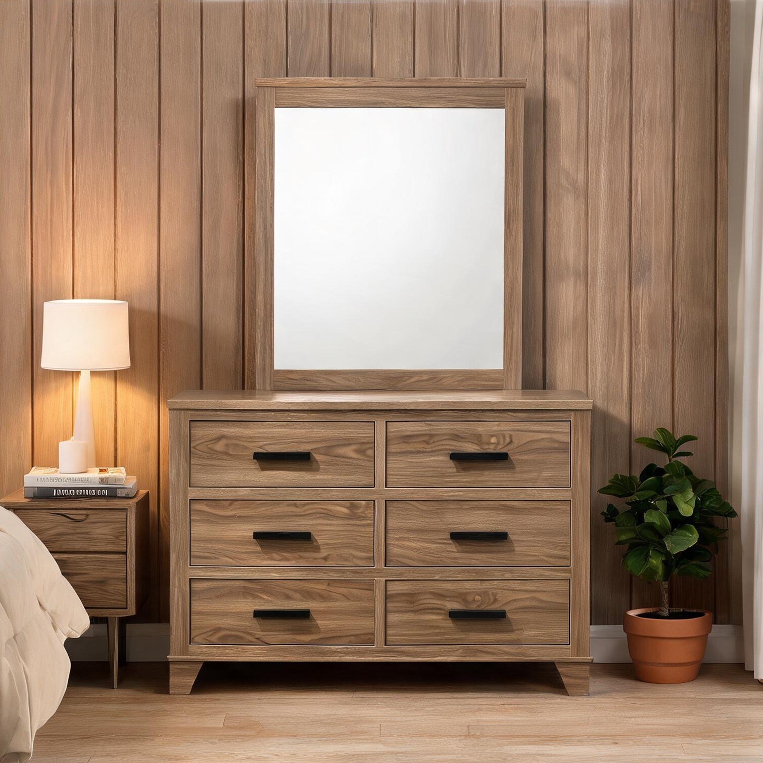 brown six drawer dresser Naturefalls Six-Drawer Wooden with Mirror 58-Inch Transitional Bedroom Storage in Classic in the Dressers department at Women's All Black Dress Collection_Summer Stunner Chiffon Maxi Dress Size:US 13WW An updated traditional piece