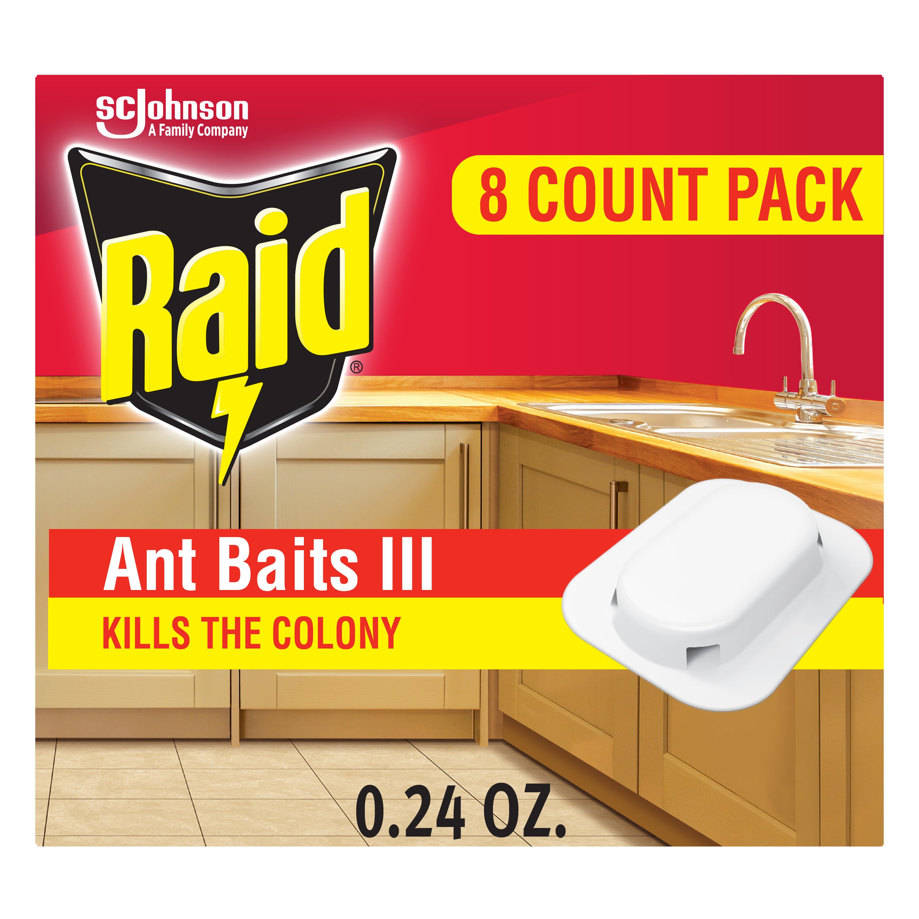 Raid Ant Baits - 8 baits, 0.24 oz