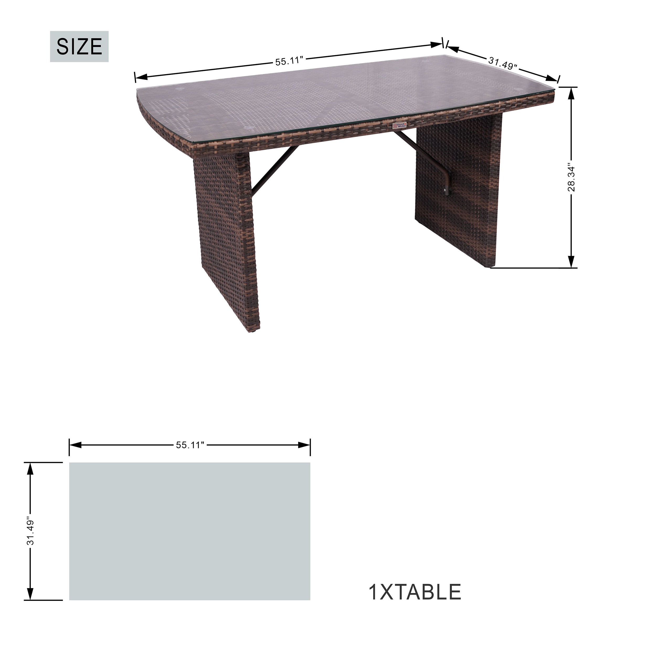 Moda Furnishings CMAS-1403B-BR Patio-Conversation-Sets - View #2