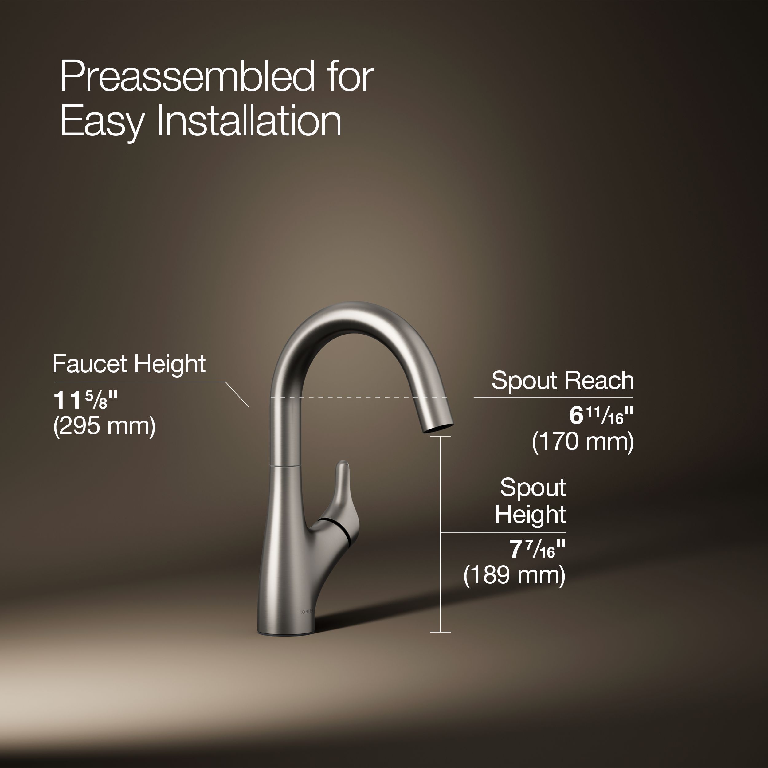 KOHLER 30472-VS Kitchen-Faucets - View #3