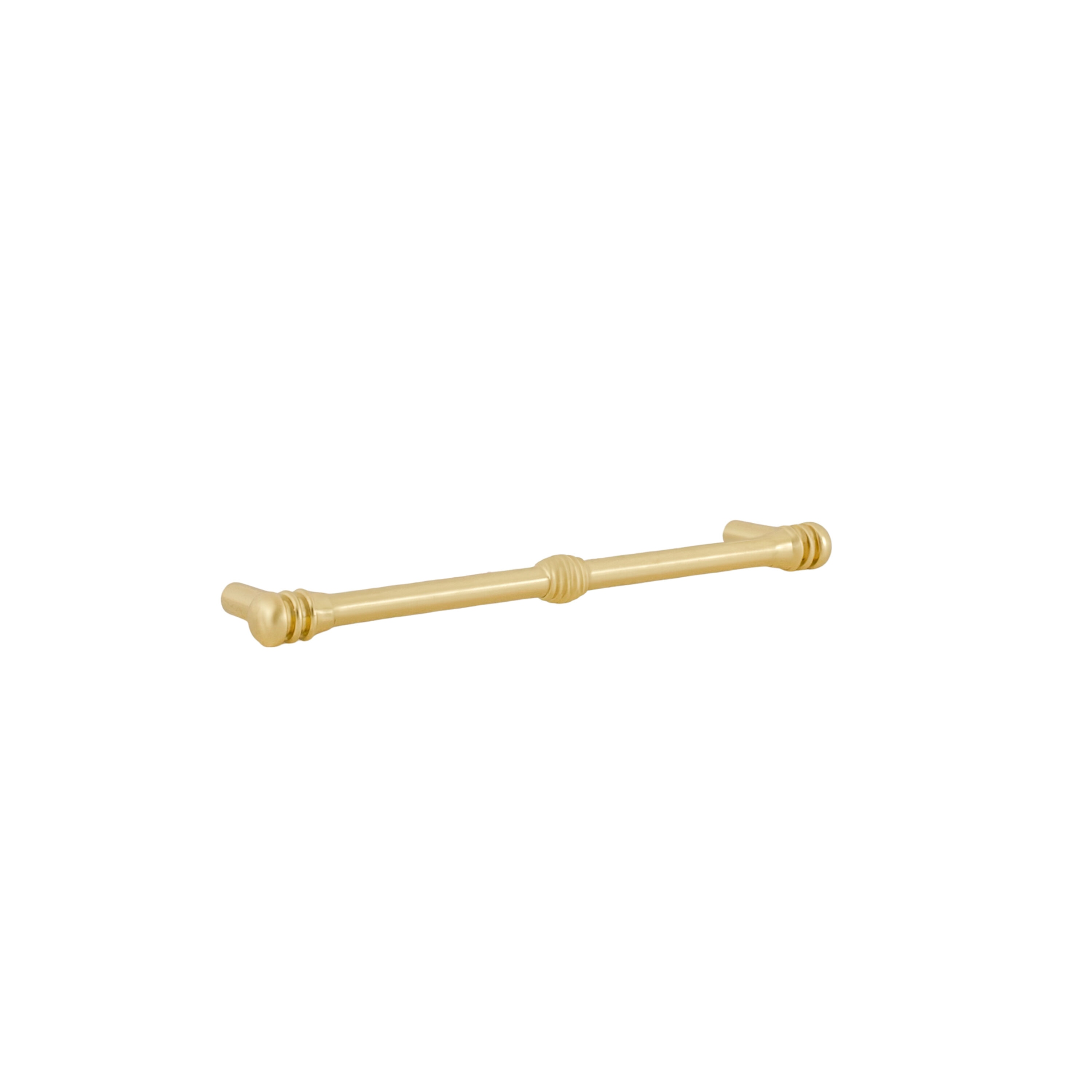 Sumner Street Home Hardware Charlotte 6-in , 152mm Center to Center Polished Gold Cylindrical Bar #RL005972