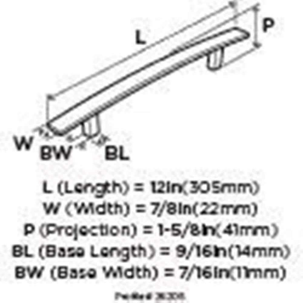 Amerock BP26205BBR Cabinet-Pulls - View #6
