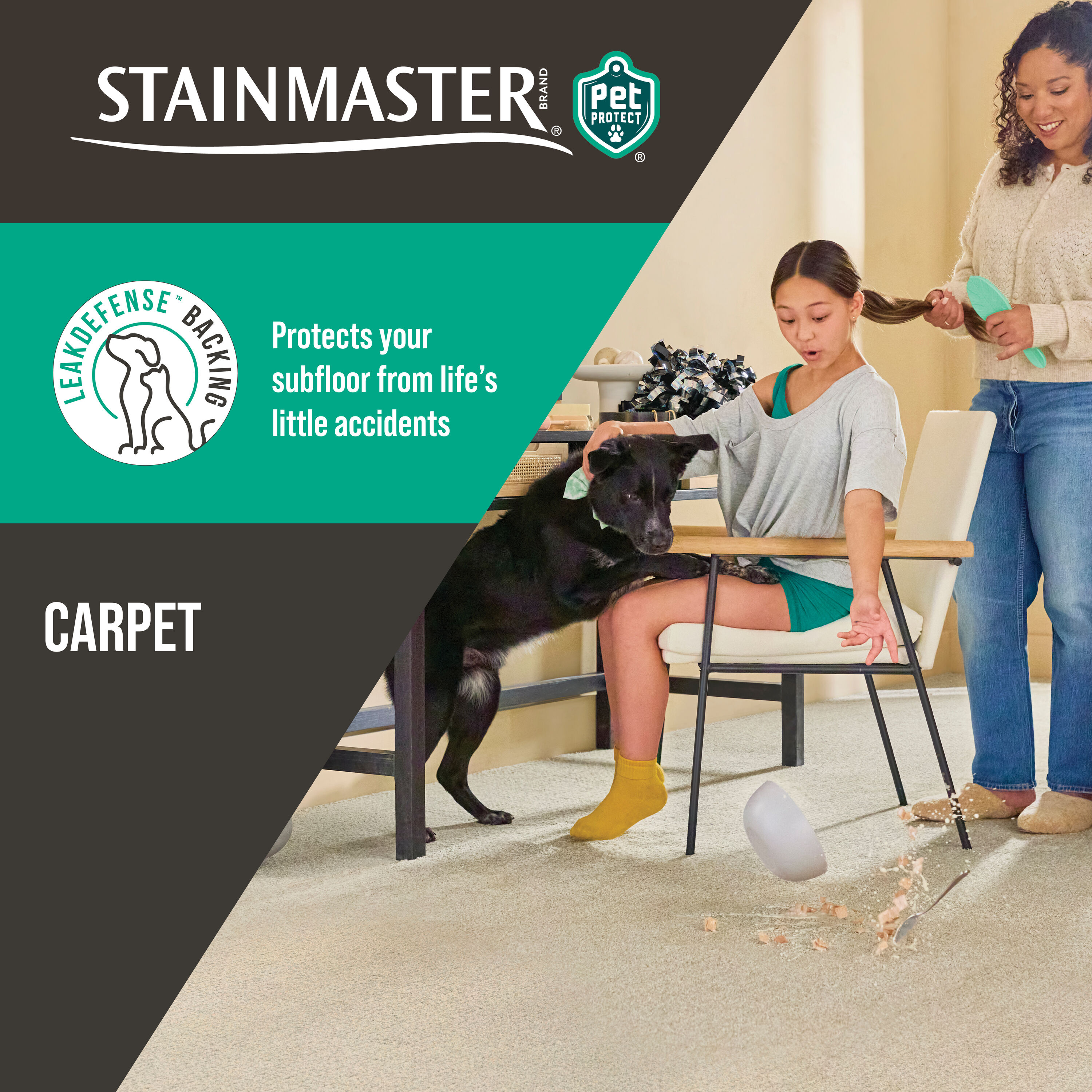 STAINMASTER 13-mm Foam Carpet Padding with Moisture Barrier in the