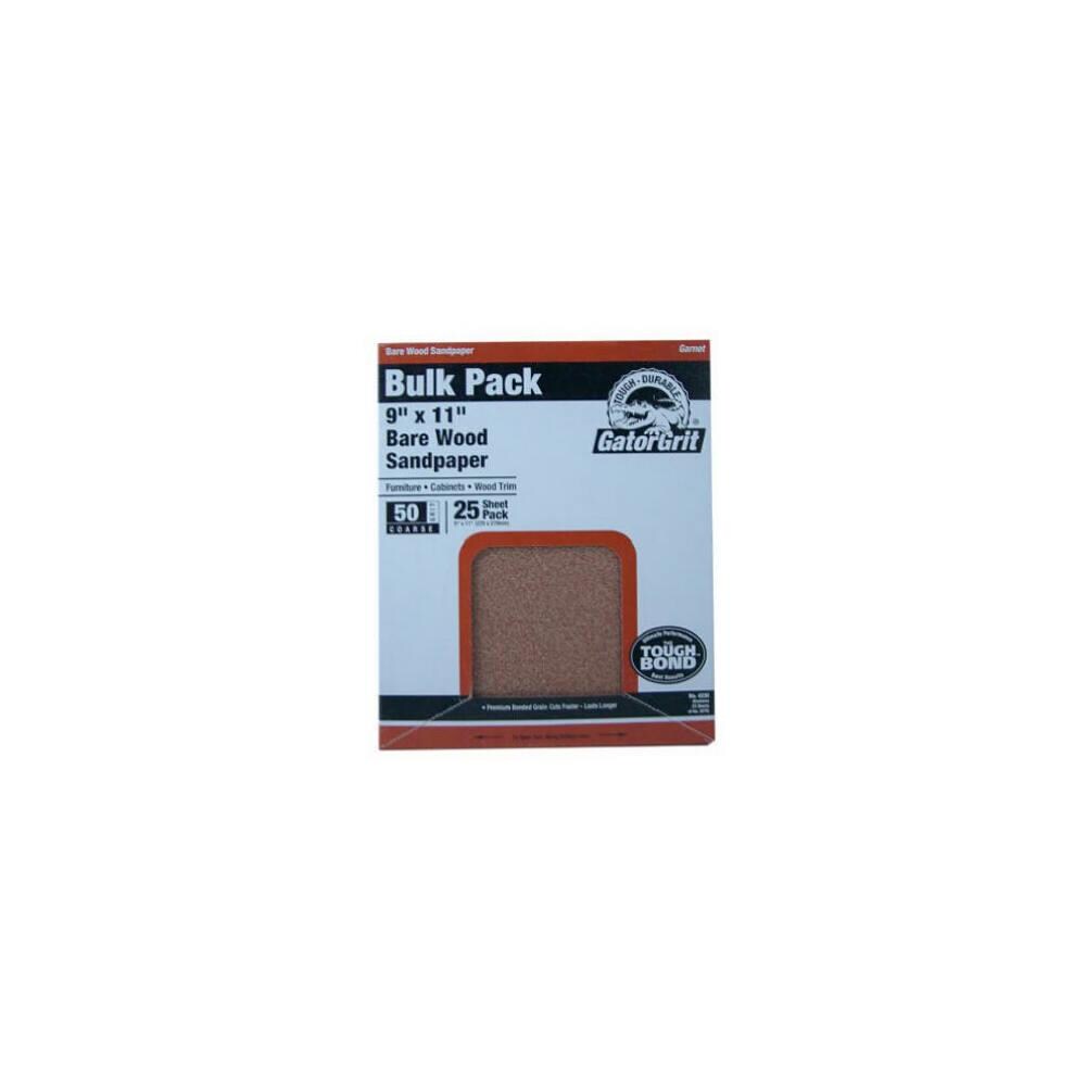 Ali Industries TRVAL58720  4228 9 x 11 in. 80G Garnet Sandpaper- Pack Of 10