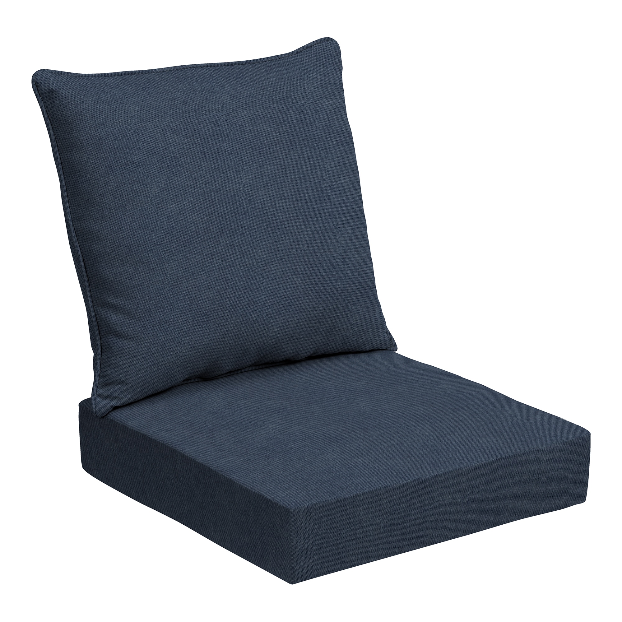 ARDEN FN03298B-D9Z1 24-in x 24-in Ocean Blue Deep seat patio chair cushion