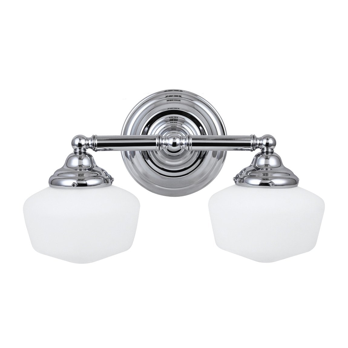 Generation Lighting 44437-05 Academy 17.25-in 2-Light Chrome Transitional Vanity Light
