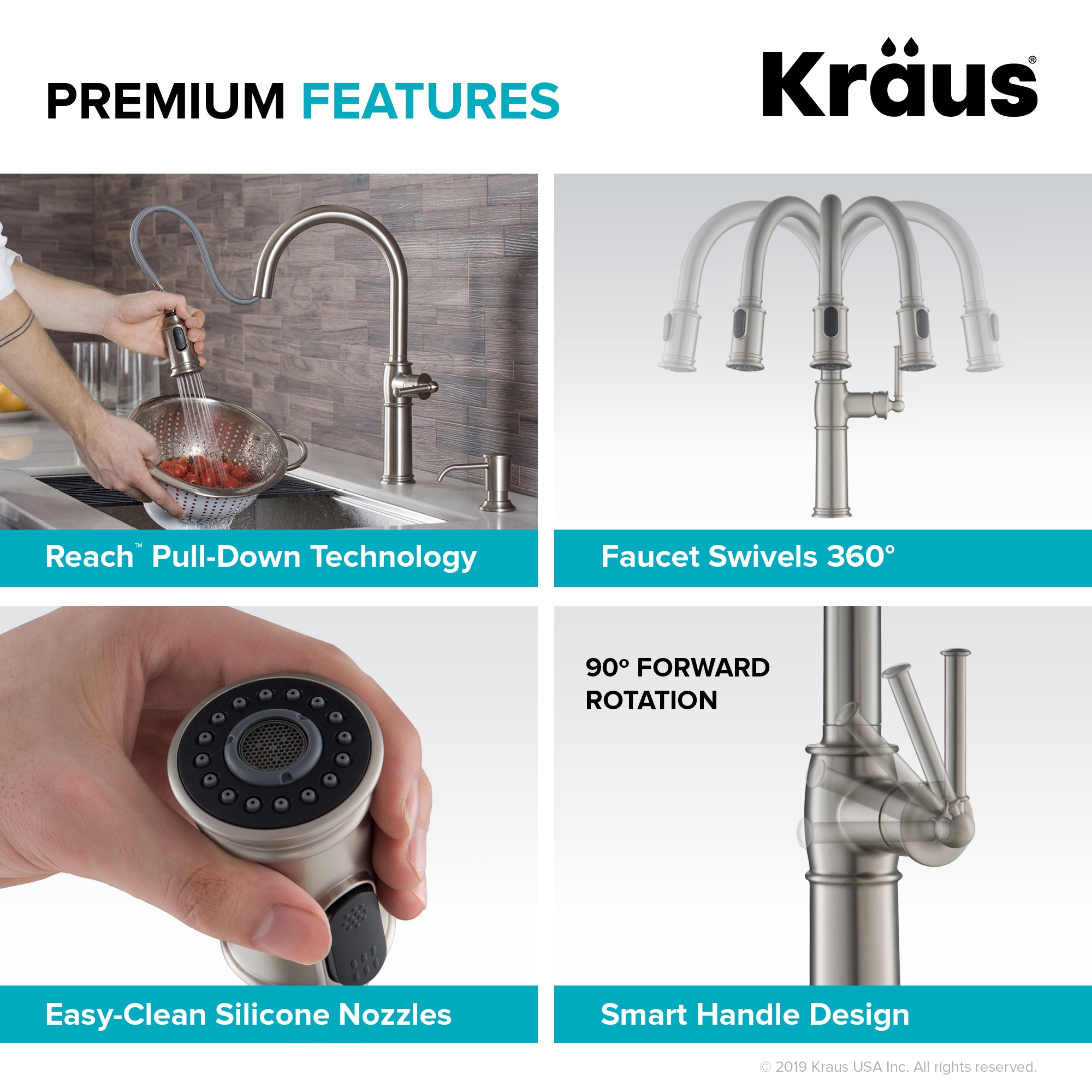 Kraus KPF-1682SFS Kitchen-Faucets - View #9