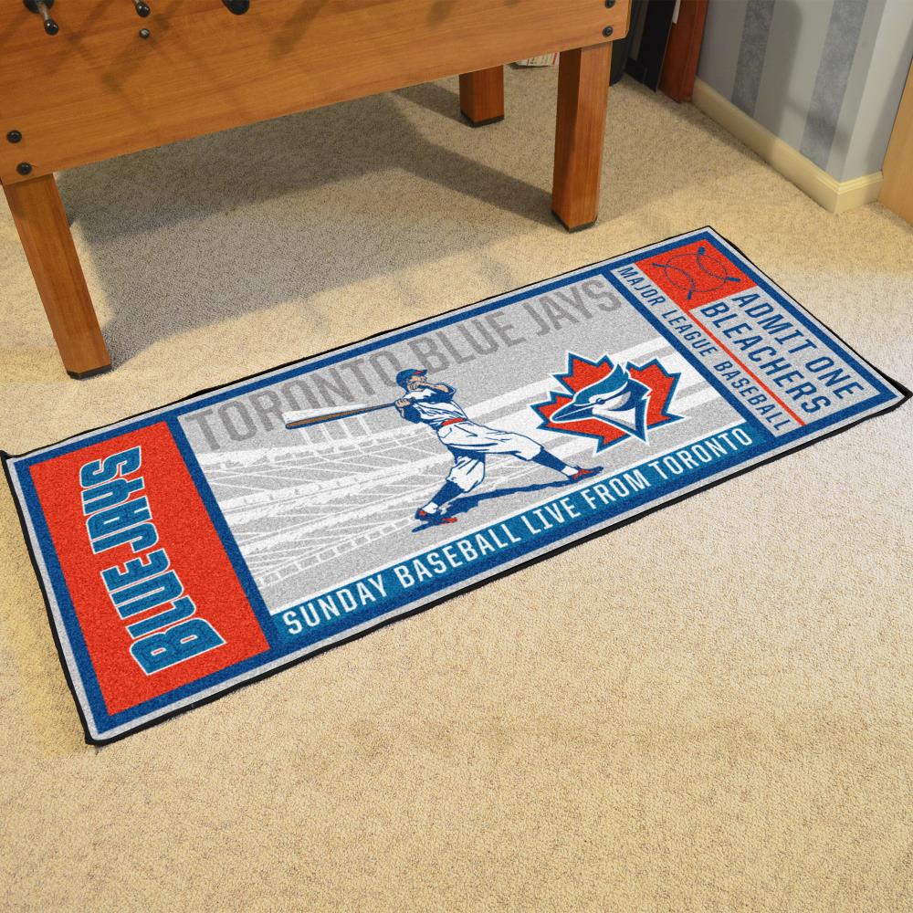 FANMATS MLB Retro 4x6 Rug 4 x 6 Orange Indoor Solid Area Rug in the Rugs  department at