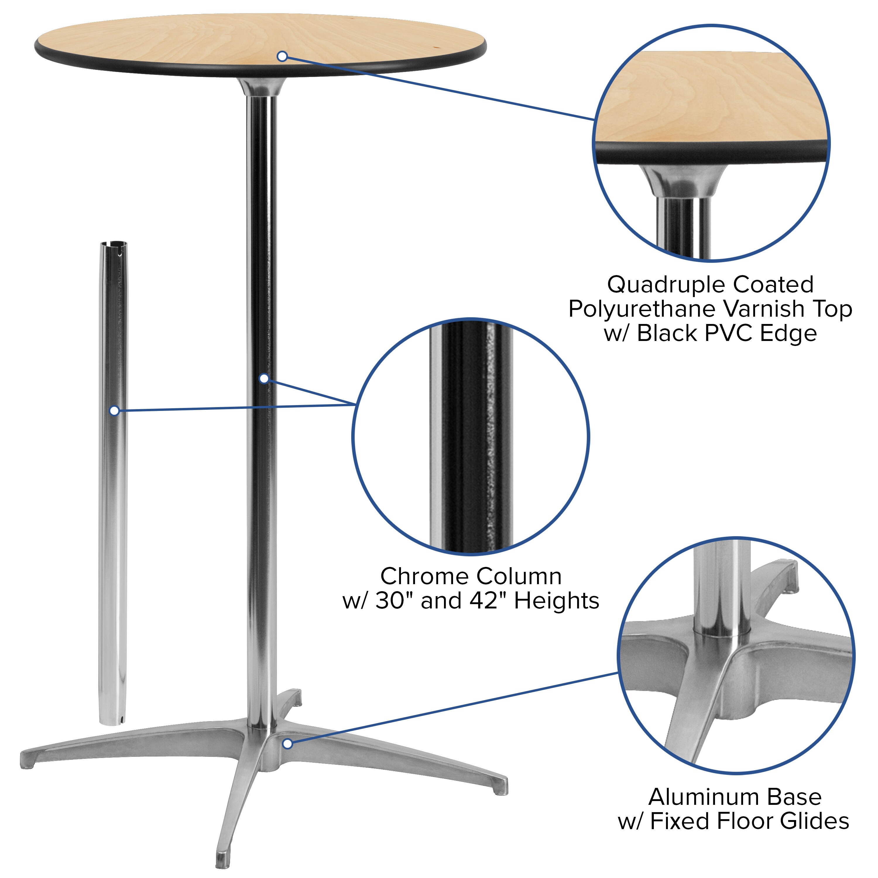 Flash Furniture 847254056335 Dining-Tables - View #3