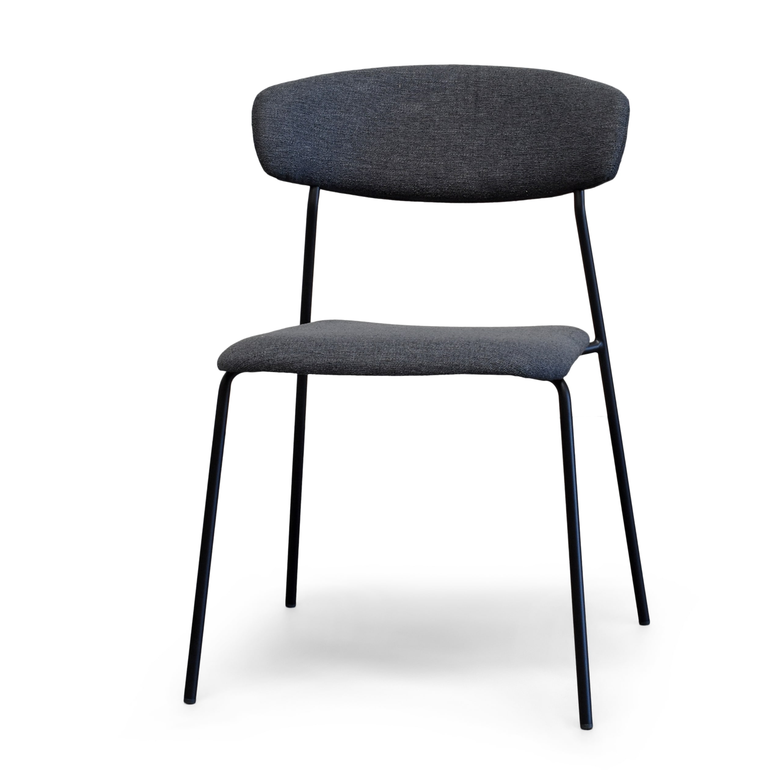 Gingko LUC501-DGR Set of 2 Contemporary/Modern Upholstered Side Chair (Metal Frame)