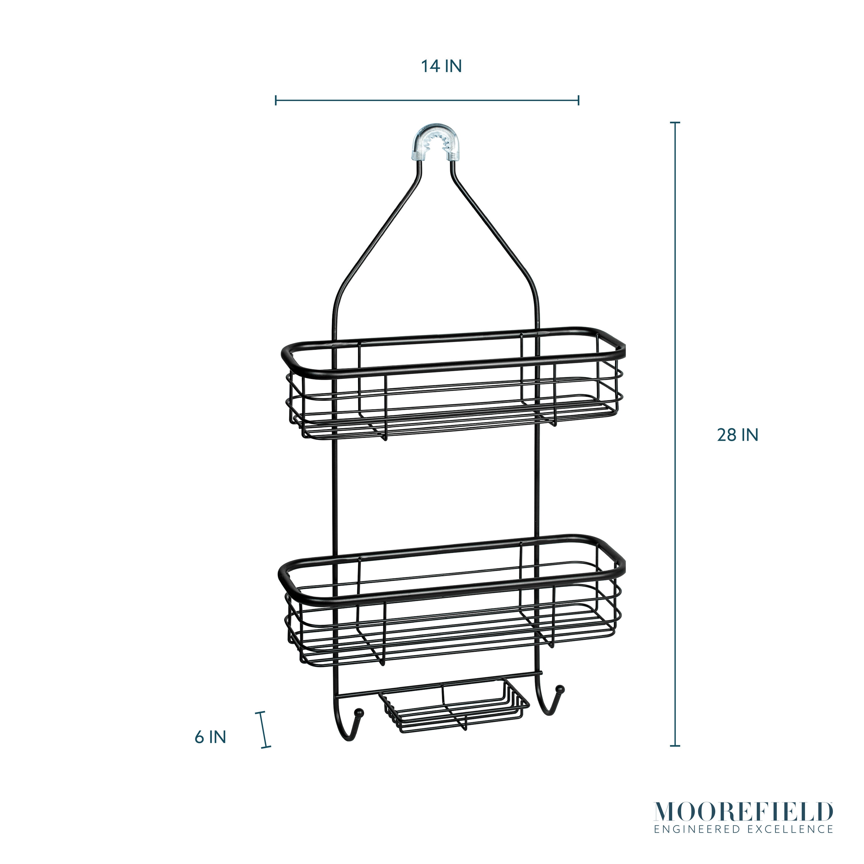 Moorefield SC428MBK Hanging-Shower-Caddies - View #5