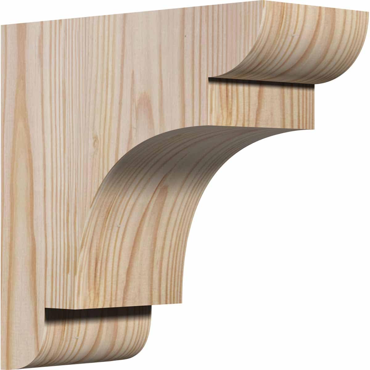 Ekena Millwork COR04X08X08NEB00SDF 3-1/2-in x 8-in x 8-in New brighton Unfinished Douglas fir Wood Paintable/Stainable Corbel