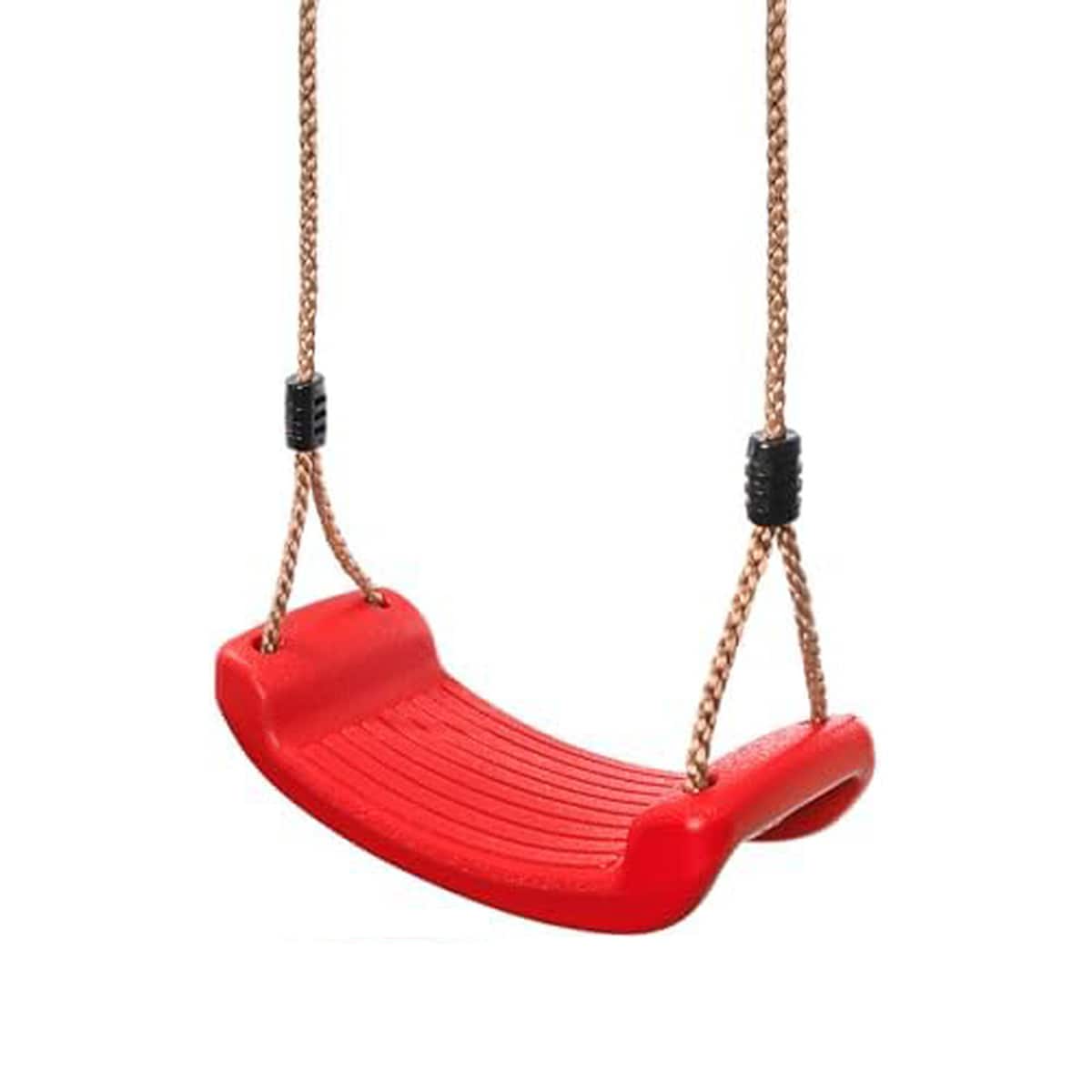 Etokfoks  Outdoor Swing Seat UV Resistant Non Slip Plastic U Shape Adjustable 55 to 70 Inch Ropes 220 Pound Capacity Kids and Adults