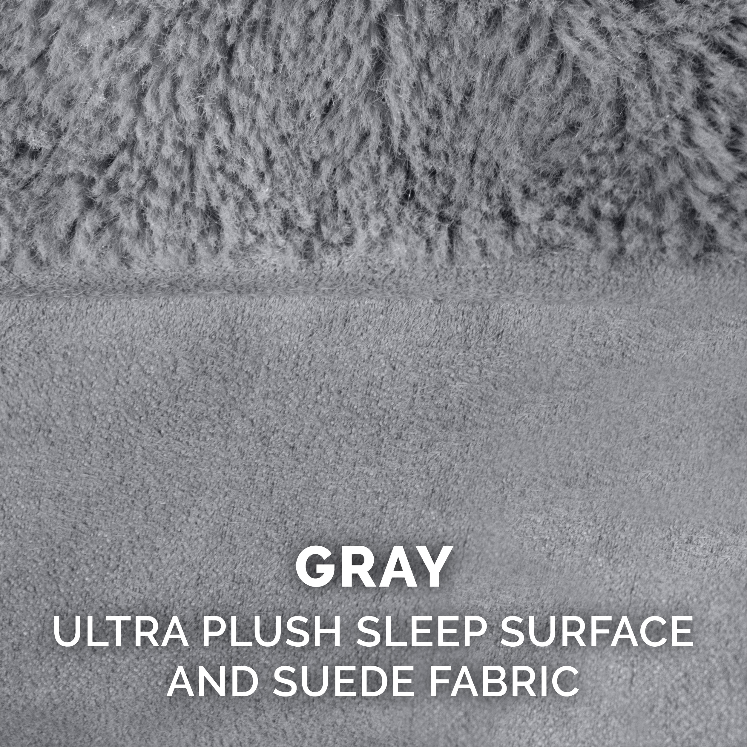 Gray Medium Orthopedic Foam Elevated Pet Sofa Bed