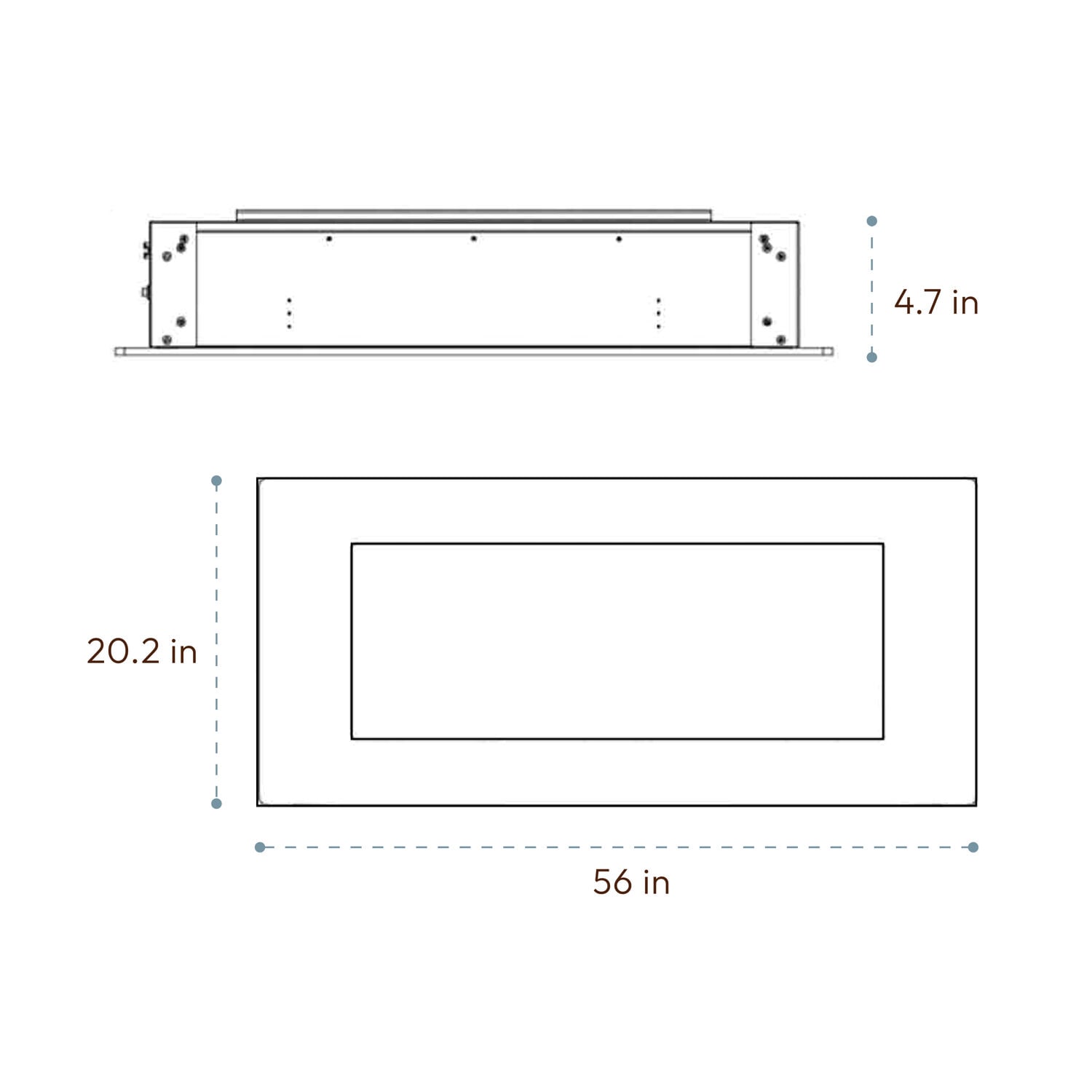 Cambridge 56-in W White Fan-forced Electric Fireplace CAM56WMEF-2WHT Sansujyuku sansujyuku.com