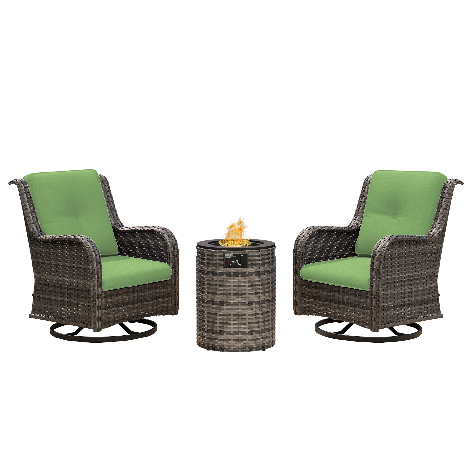 Gardenbee 2M81Z12-GRN Patio-Conversation-Sets - View #2
