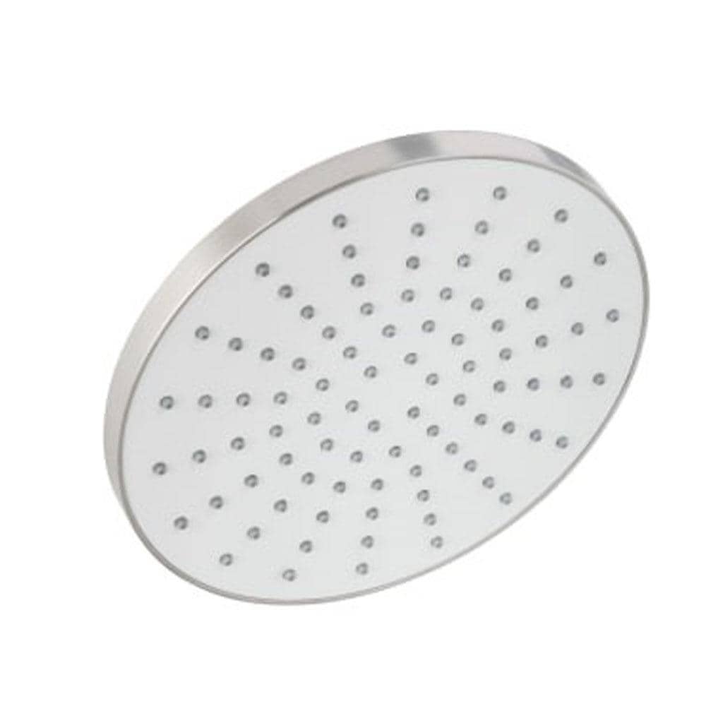 Miseno MNOSH425EBN 1.0 -Settings Brushed Nickel 7.875-in Round Fixed Rain Shower Head 1.8 GPM