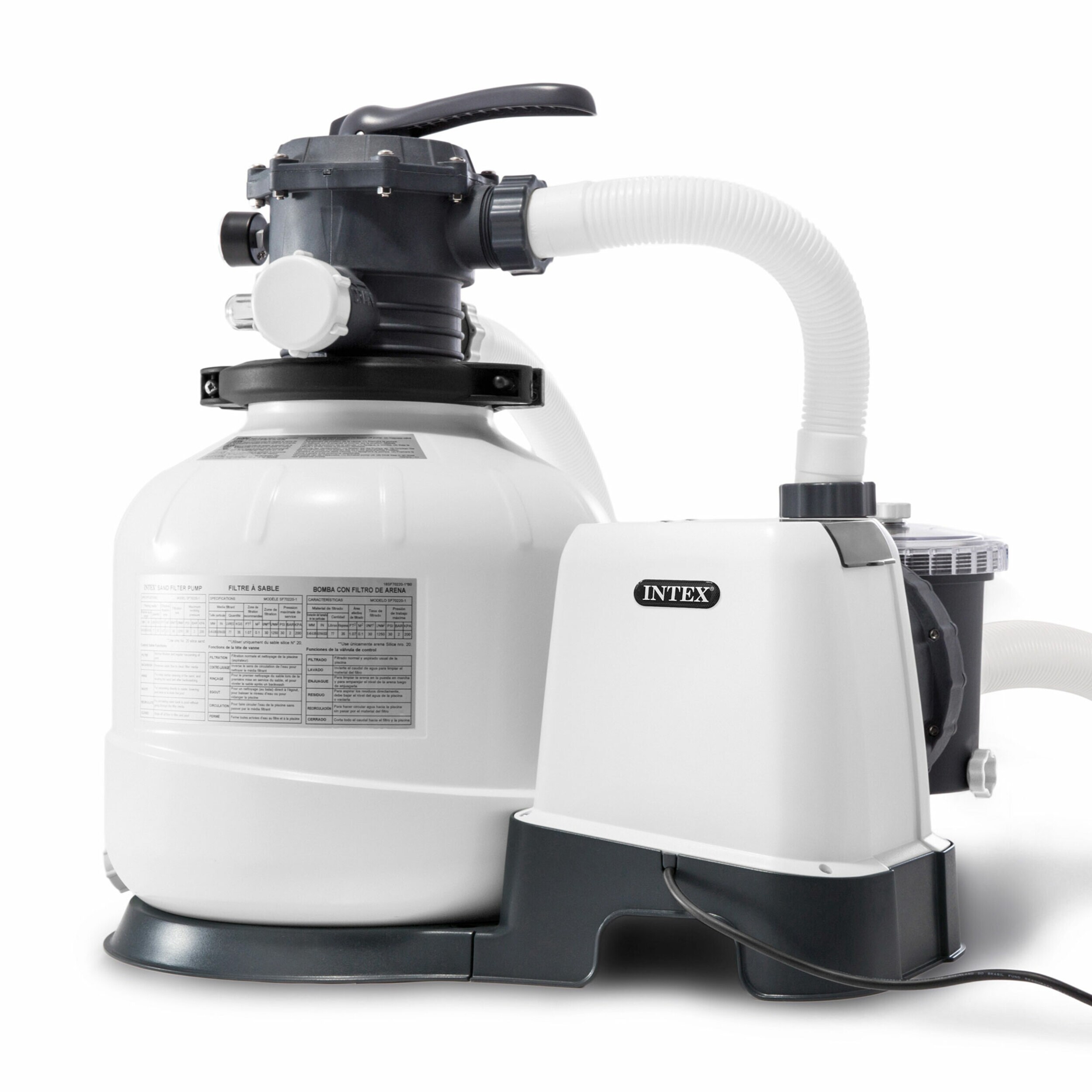Intex 24ft Round Above Ground Pool with Pump and Filter