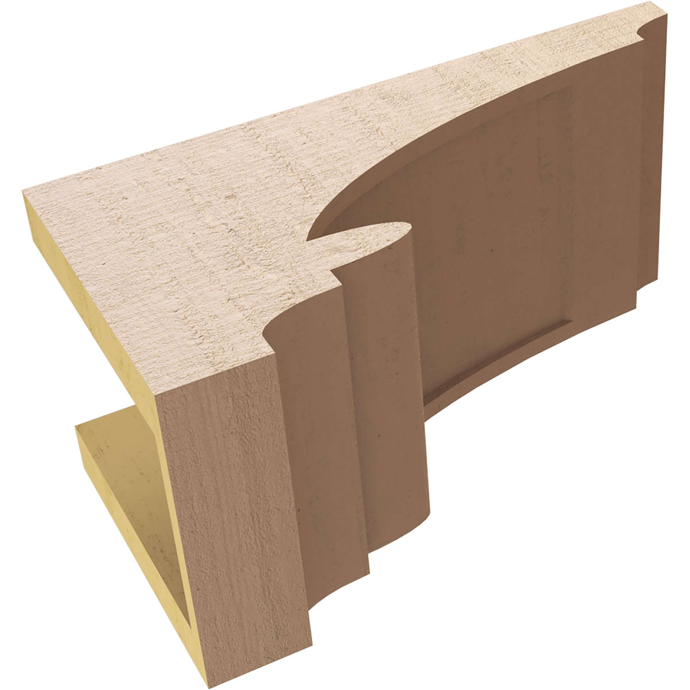 Ekena Millwork CORU06X12X06DIARCPR corbels - View #6