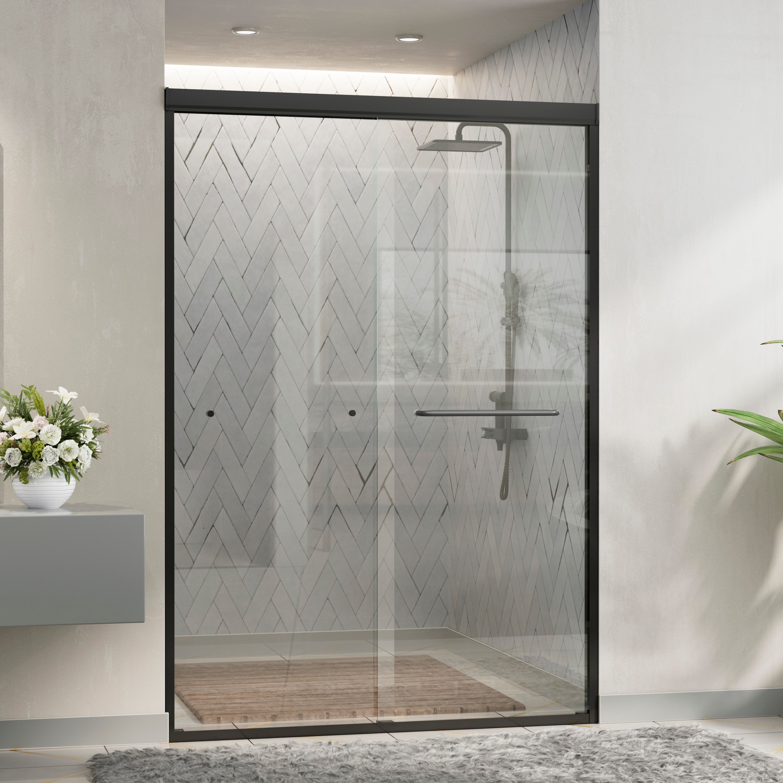 TETOTE LW-TE-SD01-152183BK Shower-Doors - View #2