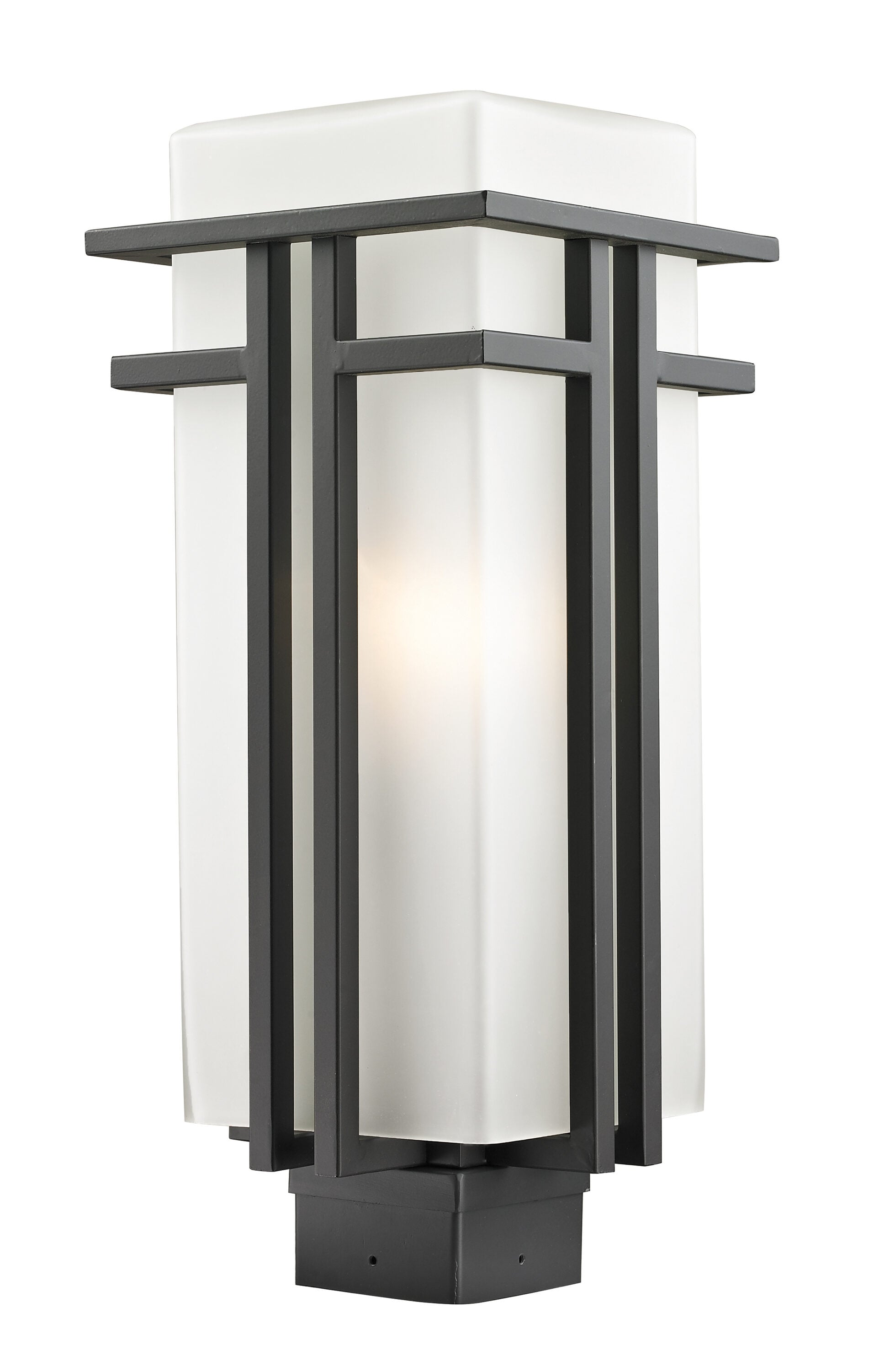 Z-Lite 550PHB-ORBZ Abbey 19.25-in Outdoor Rubbed Bronze Vintage Outdoor Light Post Lantern