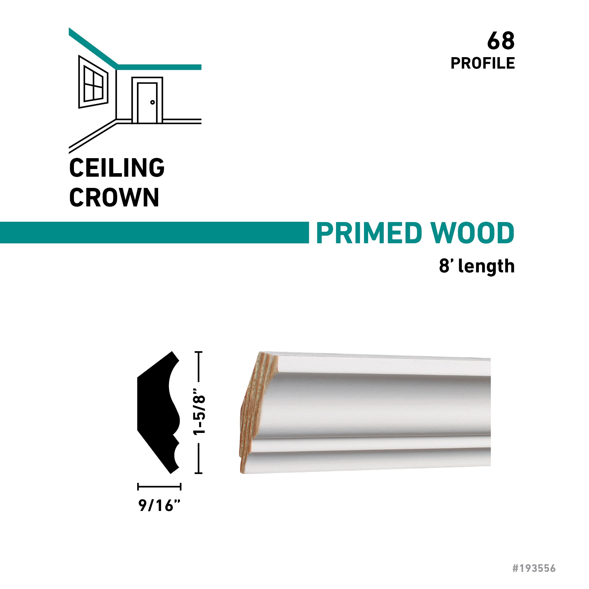 RELIABILT 68 8FJPMD Crown-Moulding - View #3