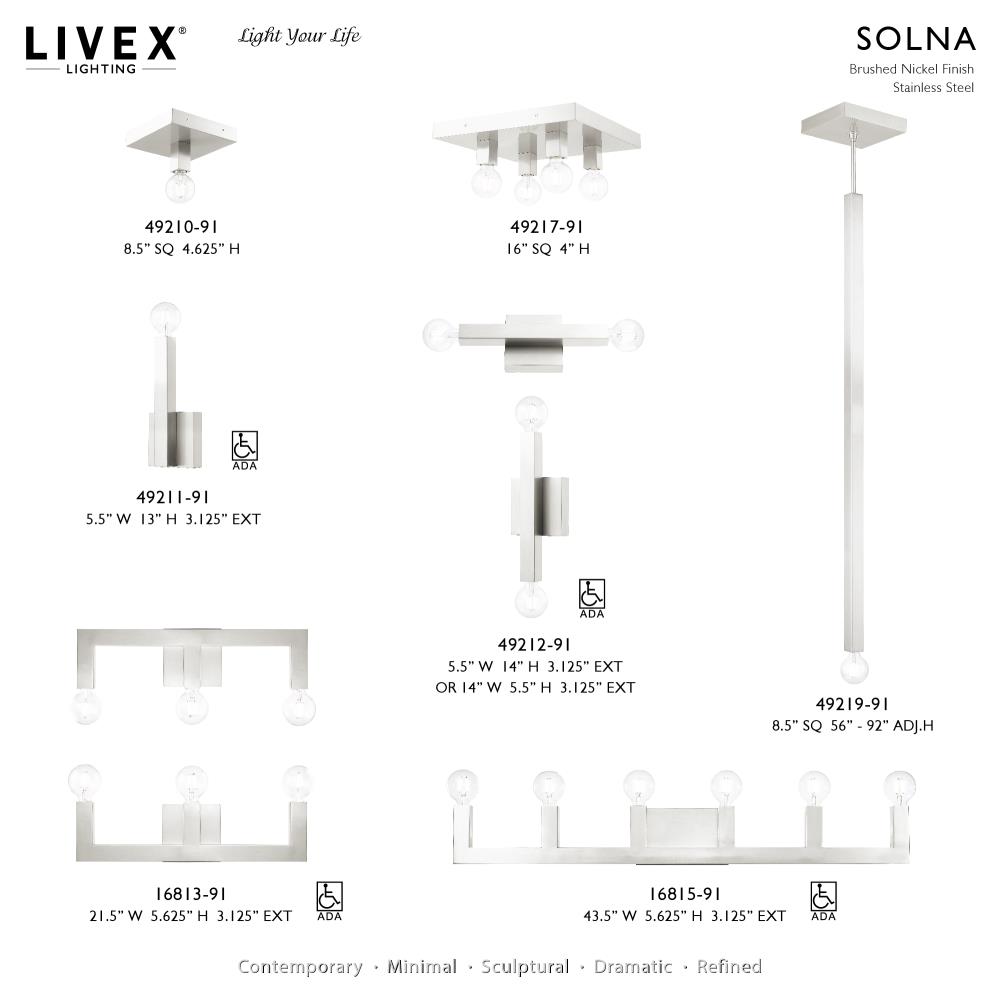 Livex Lighting 49210-91 flushmounts - View #2
