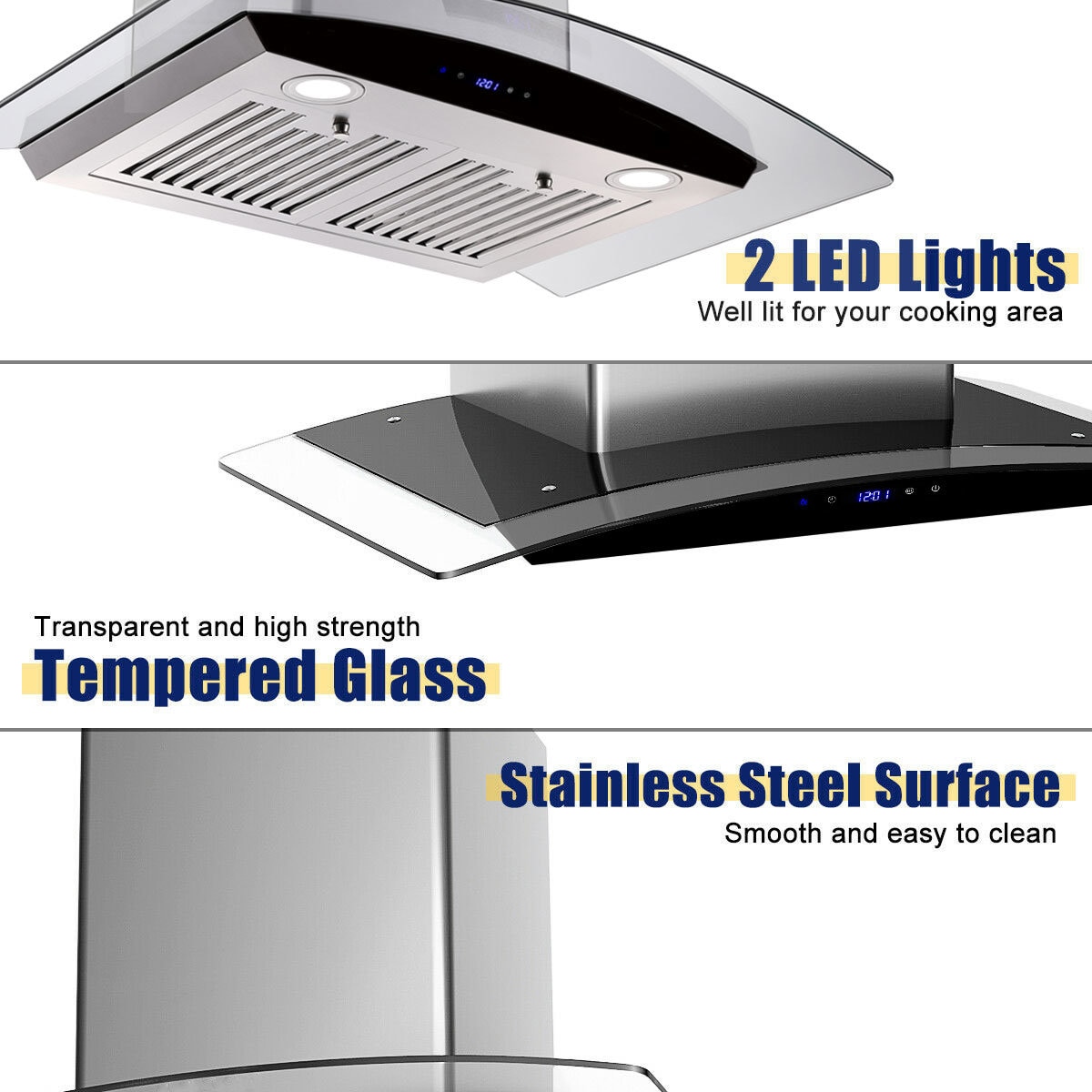 Kahomvis GEHT-DOQP-6XG Wall-Mounted-Range-Hoods - View #8