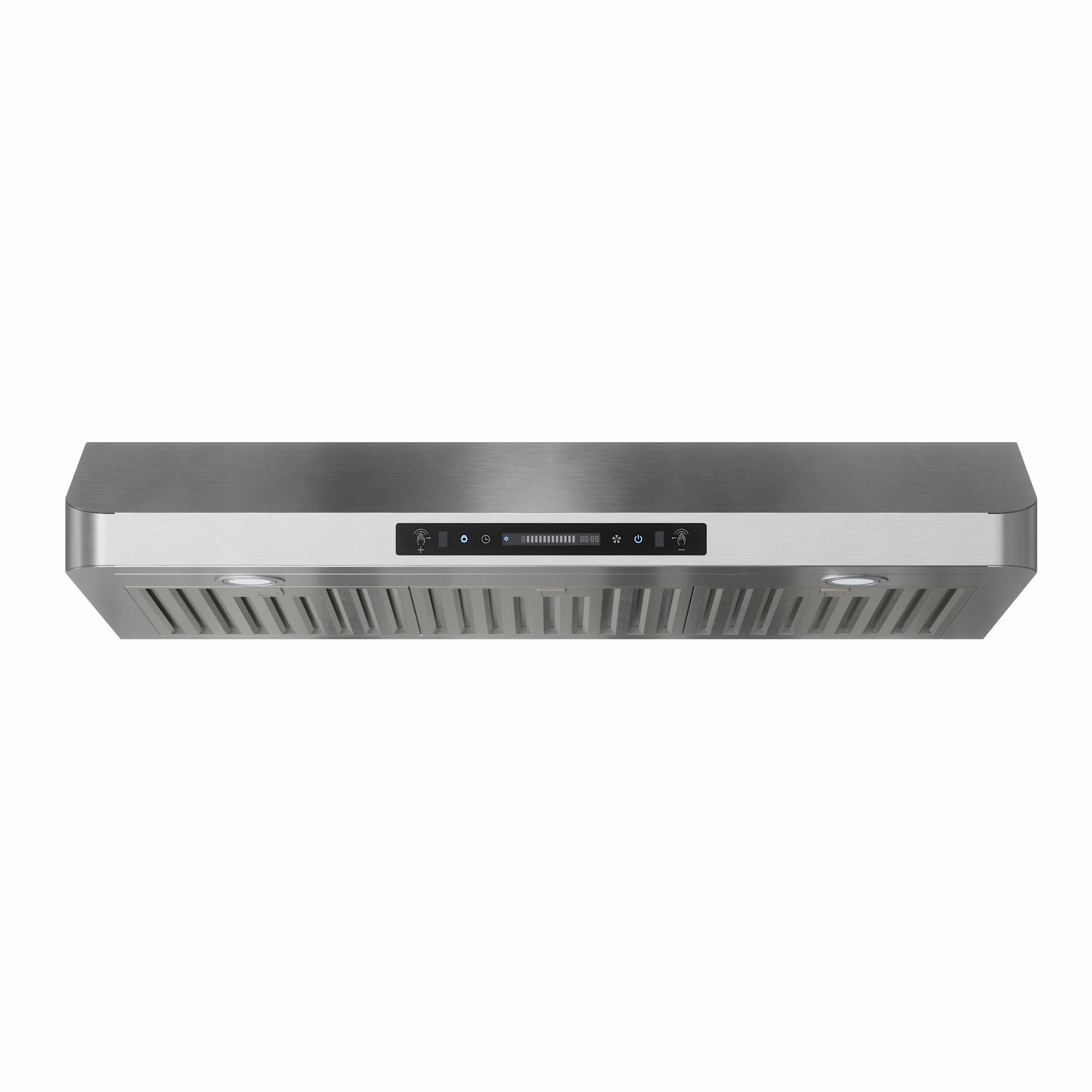 iKTCH VIKIO 42-in 600-CFM Ducted Stainless Steel Under Cabinet Range ...