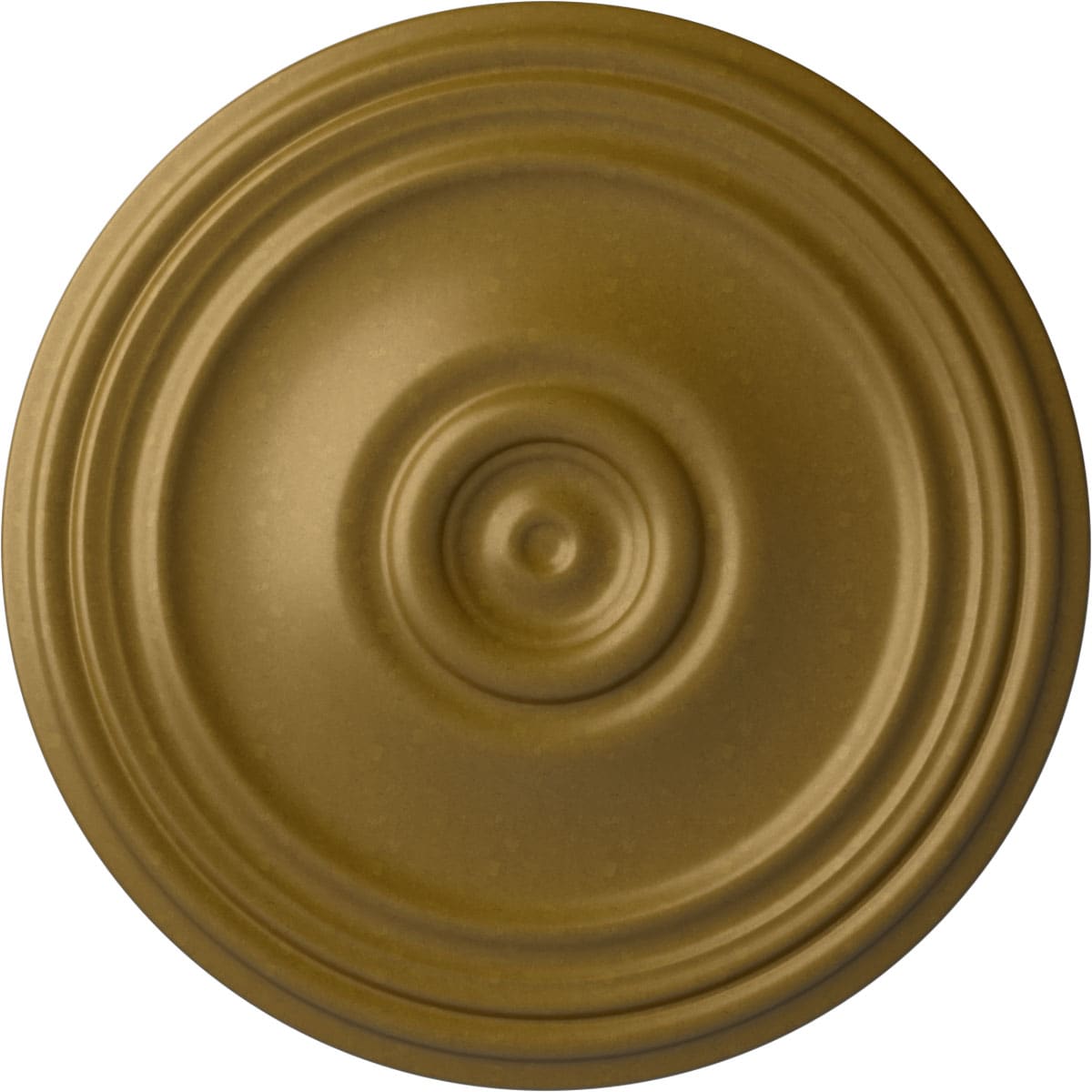 Ekena Millwork CM21REGLS Reece 21-in W x 21-in L Painted Gold Polyurethane Whole Ceiling Medallion