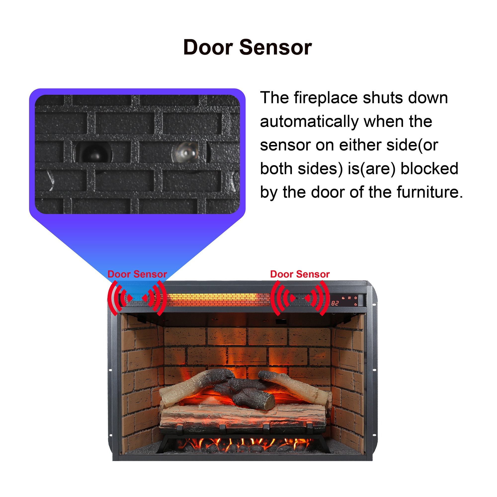 SINOFURN SYC070010BG Electric-Fireplaces - View #11