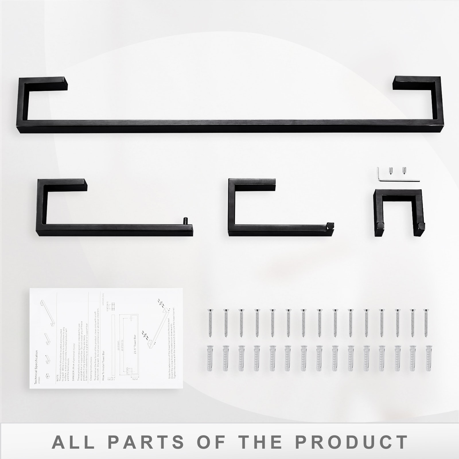 WOWOW 410065B-LW Decorative-Bath-Hardware-Kits - View #4