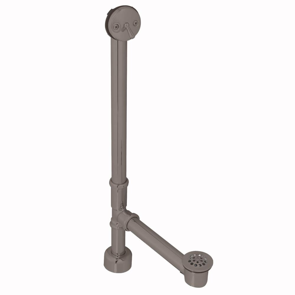 WESTBRASS D3241K-12 Bath Waste and Overflow All Exposed Beehive Grid- 22" Make-up In Oil Rubbed Bronze