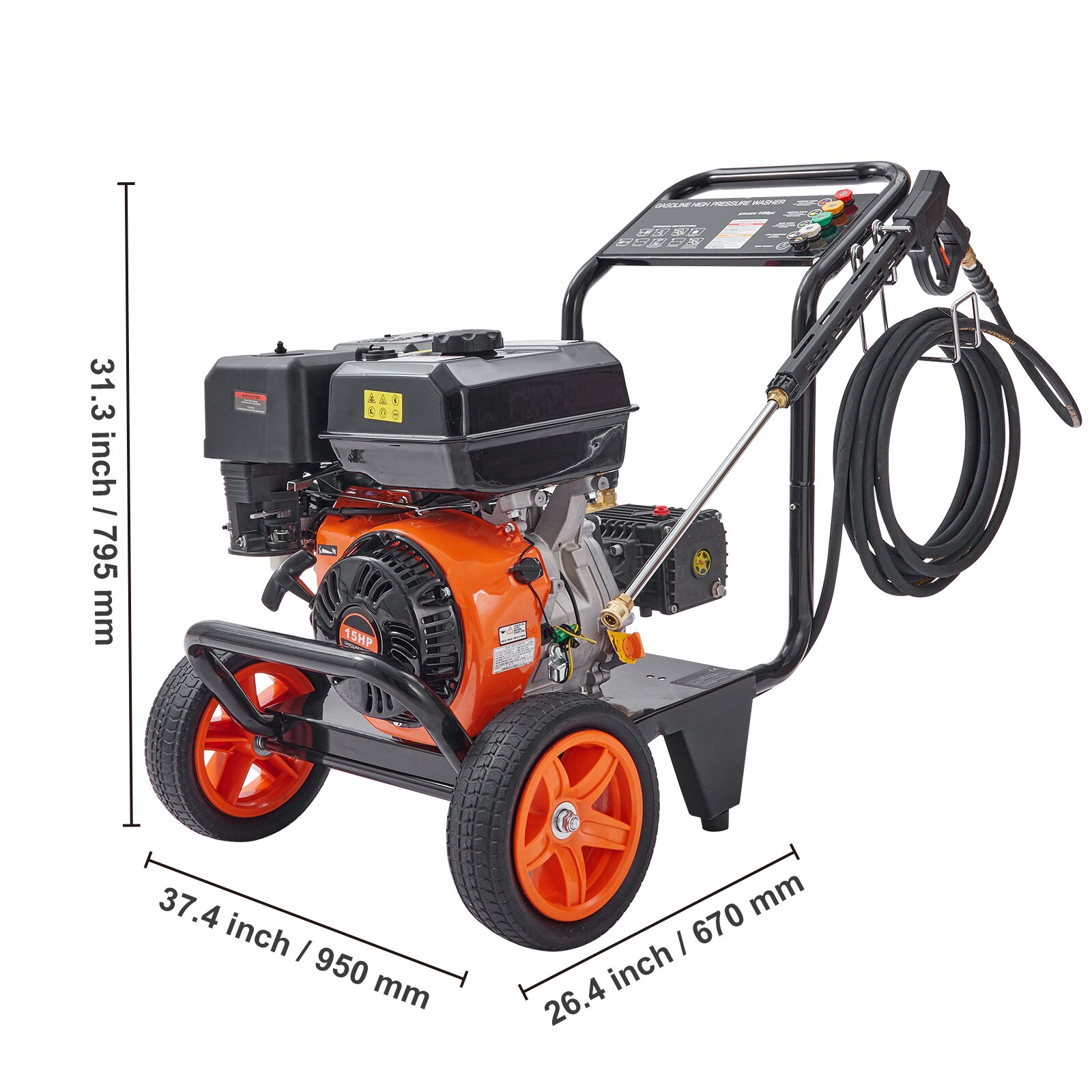 Mecale VOL-CY46EP Gas-Pressurewashers - View #3