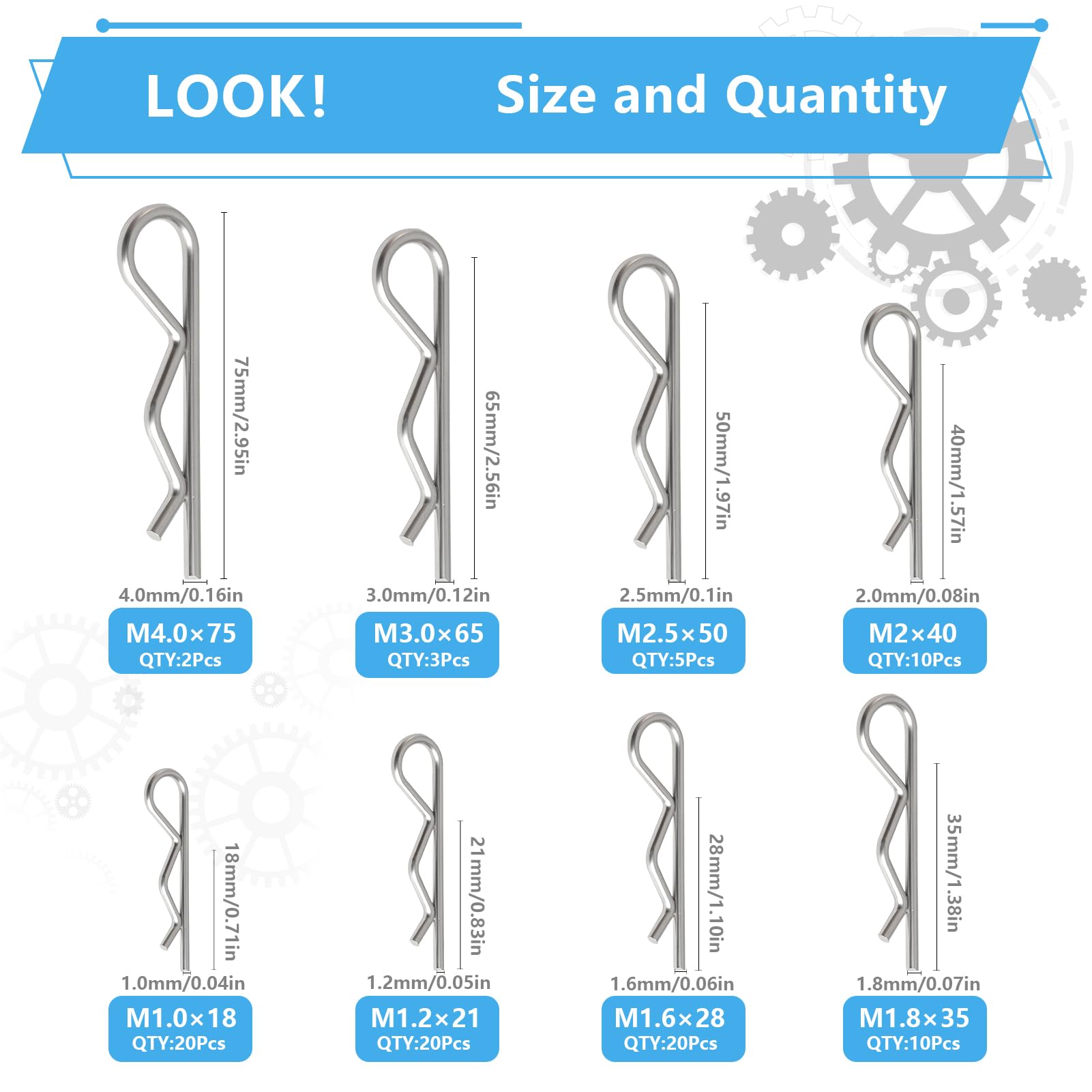 KHKFY LKH0818H176 Pins-Clips - View #2