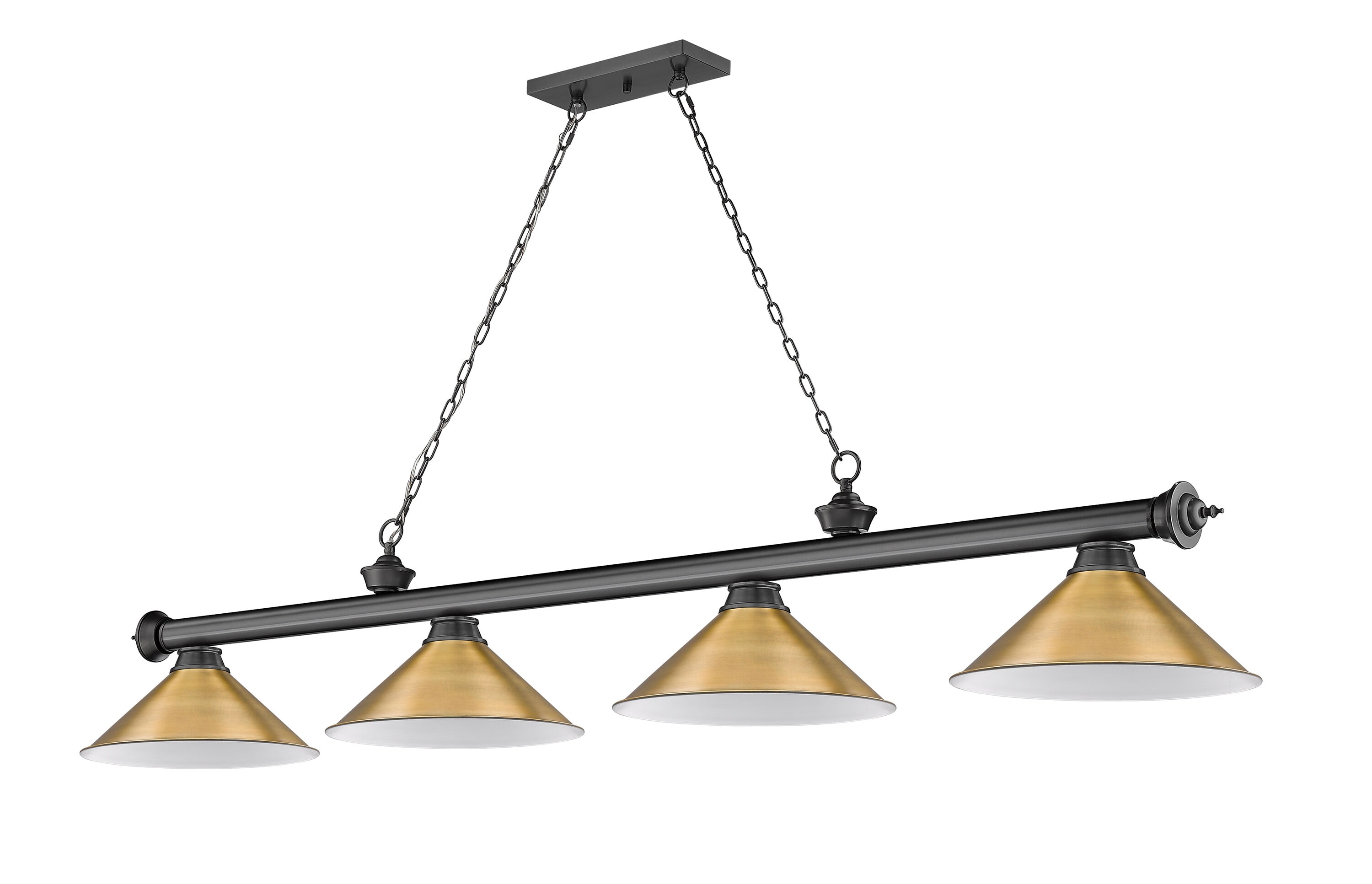 Z-Lite 2306-4BP-RB15 Pool-Table-Lighting - View #5