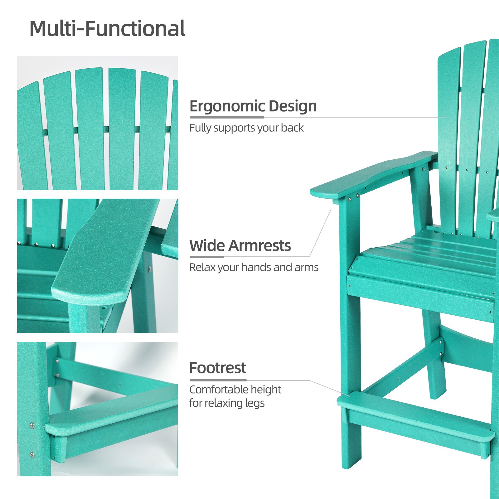 Aoodor A305-PLELE Patio-Chairs - View #5