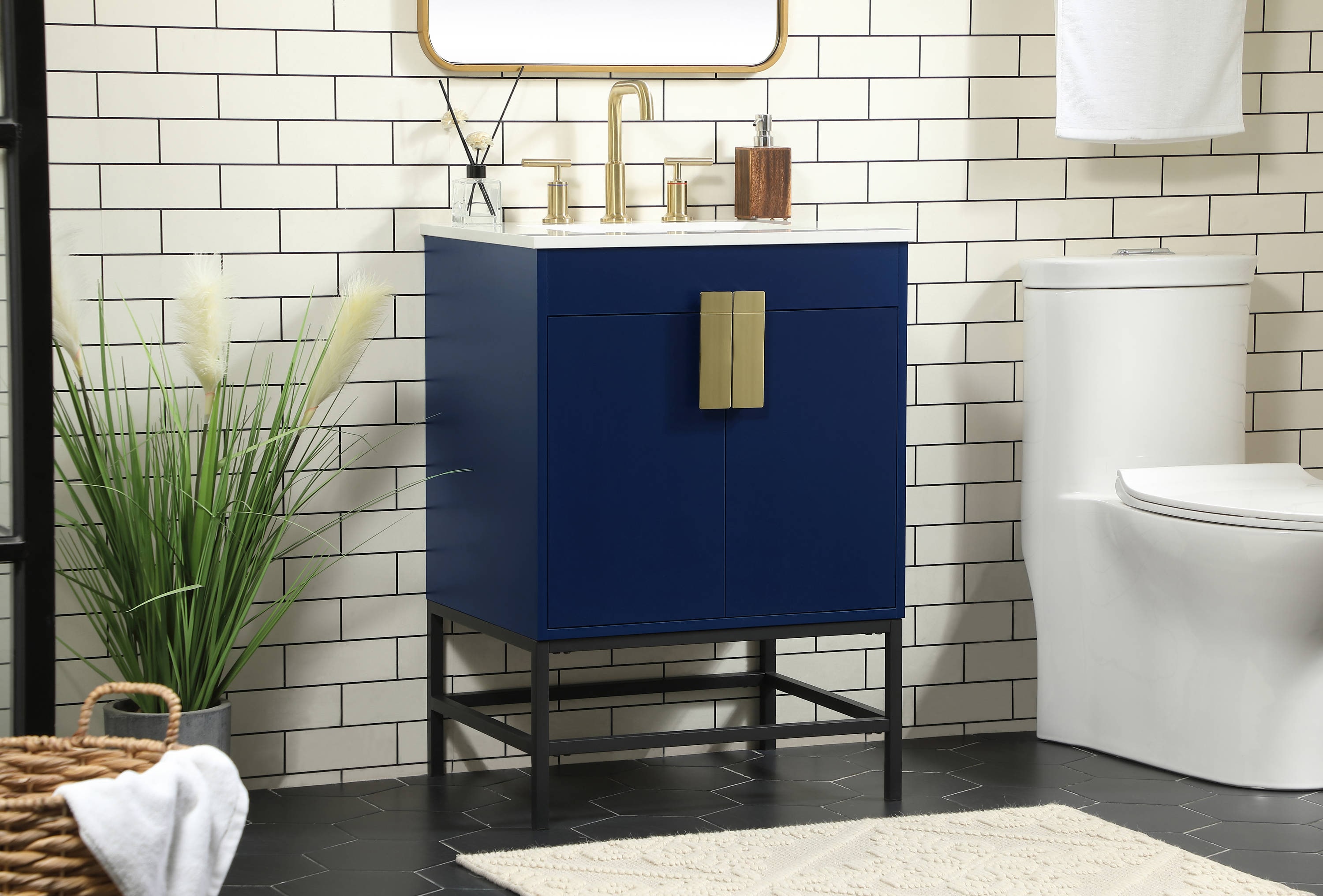 Elegant Decor HF146472MBL Bath-Vanity-Combo - View #3