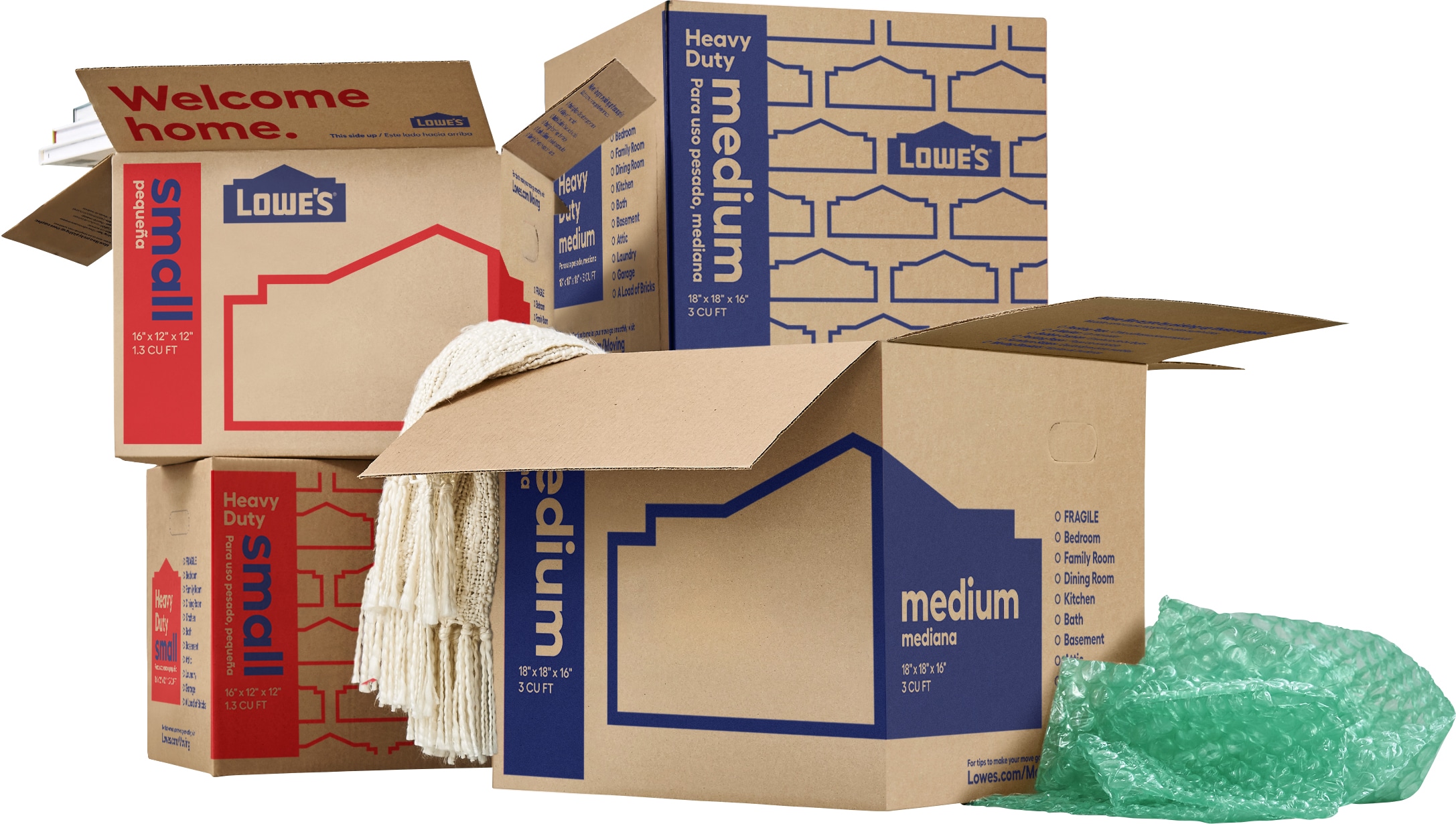 American Moving Supplies ProSeries Medium Moving Boxes — 4-Pk