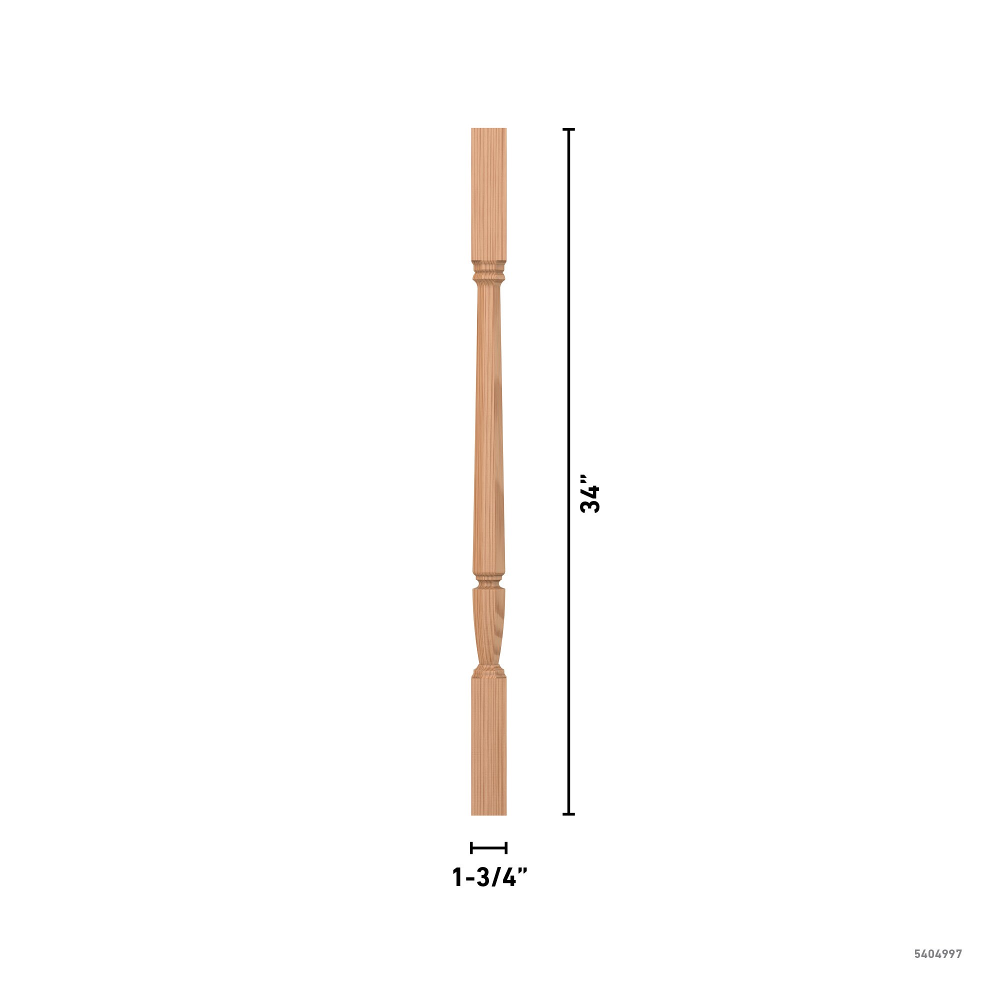 L.J. Smith Stair Systems LJP-20058-AL 34 Interior-Stairpart-Balusters - View #4