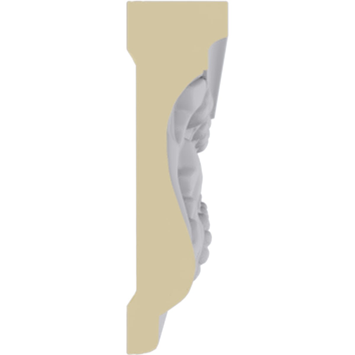 Ekena Millwork MLD03X01OD Chair-Rail-Moulding - View #2