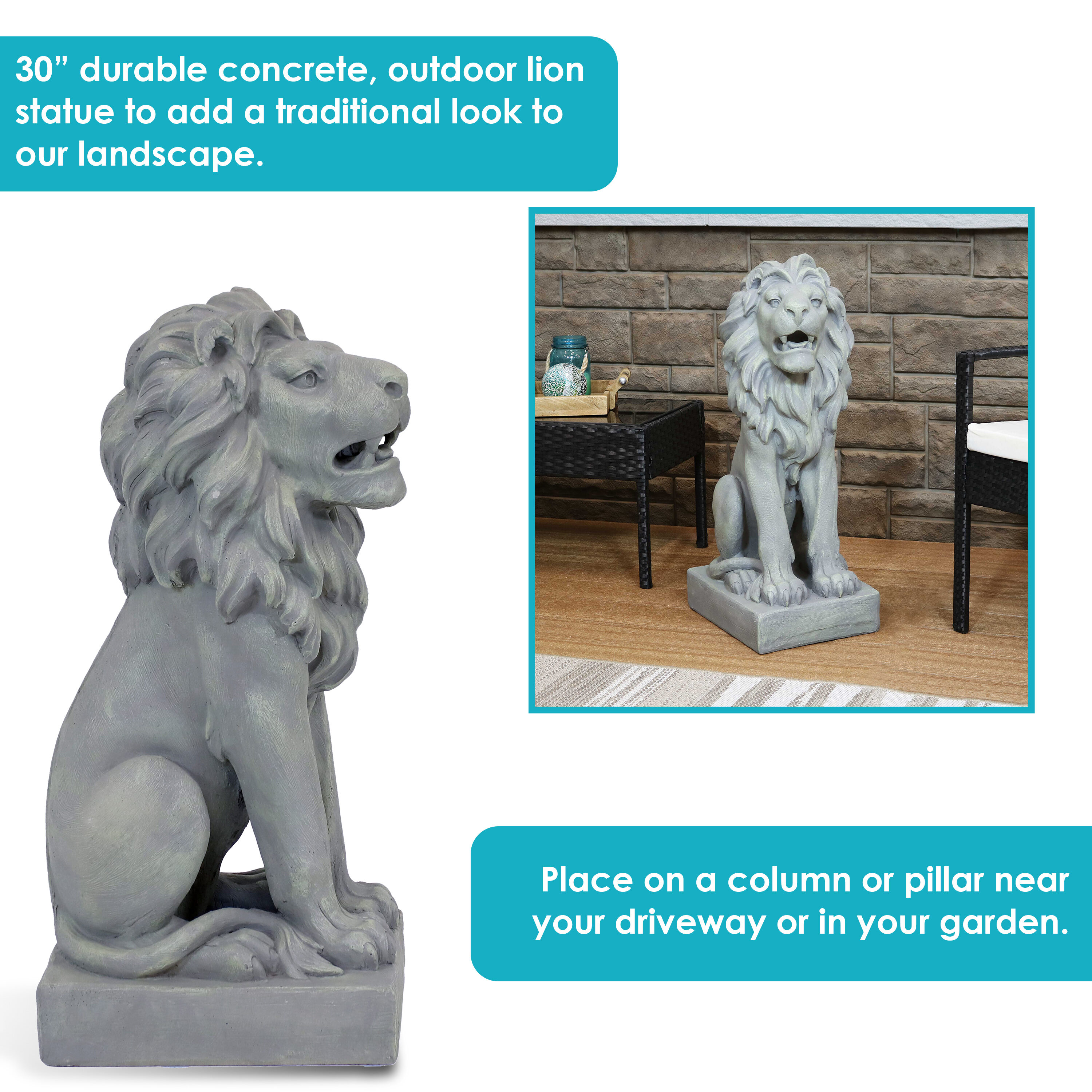 Sunnydaze Decor XCA-635 Garden-Statue - View #5